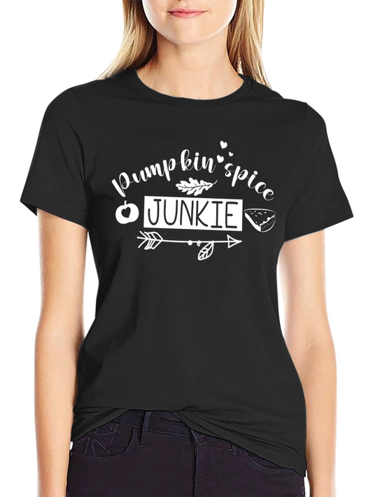 Pumpkin Spice Junkie Graphic T-Shirt