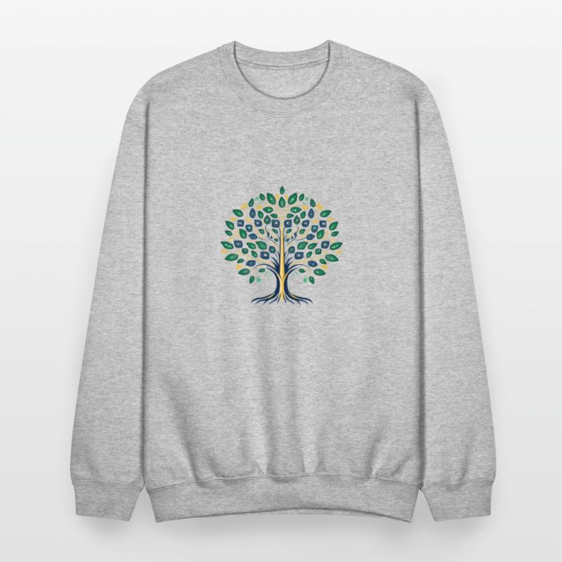 Modern Abstract Tree Wall Art | Digital Nature Art