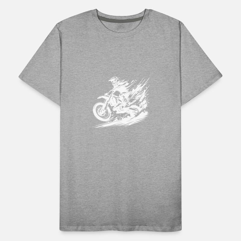 Motocross Action With Dirt And Dust