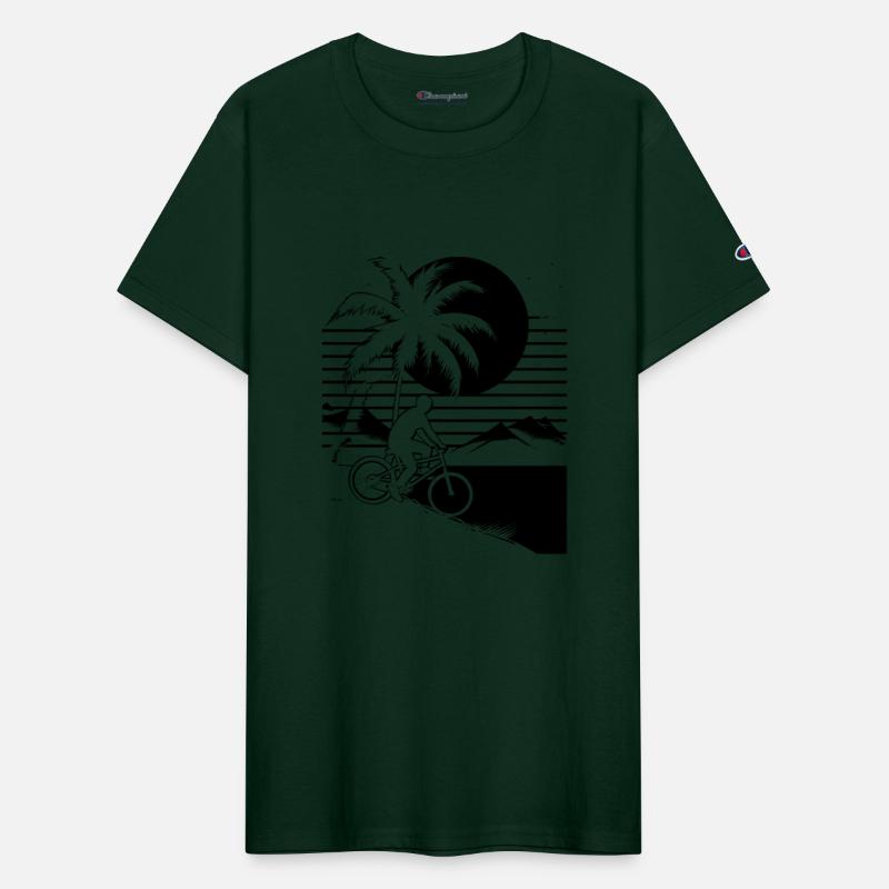 Mountain Bike Enthusiast Illustration