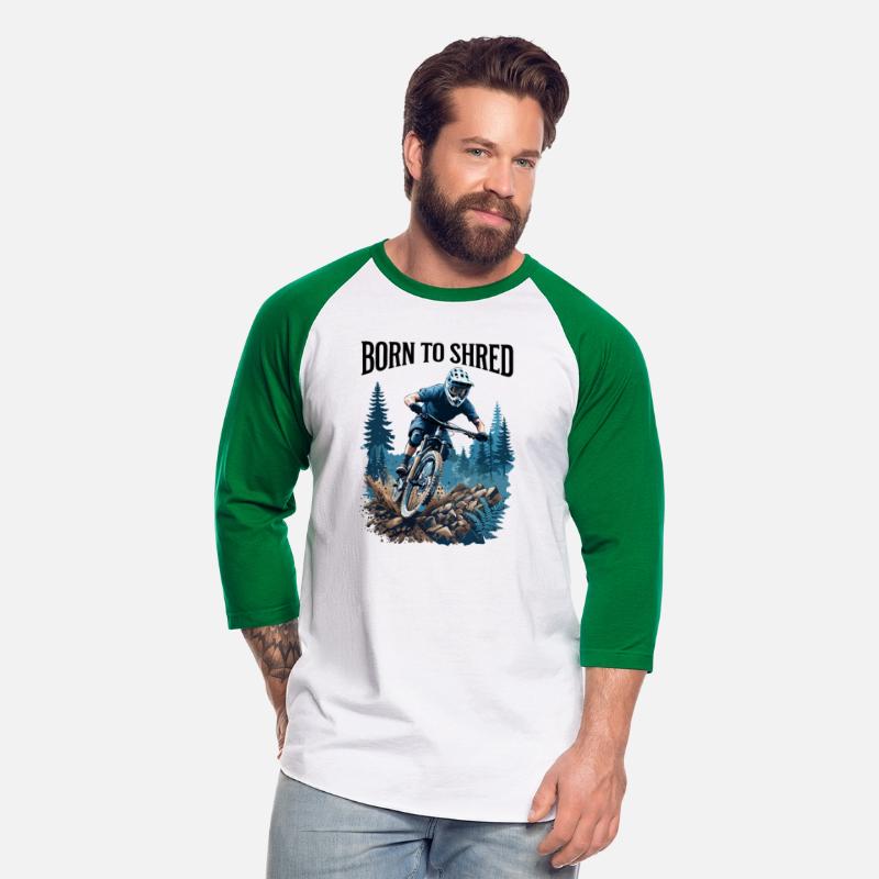 Mountain Biking Forest Trail Action Scene