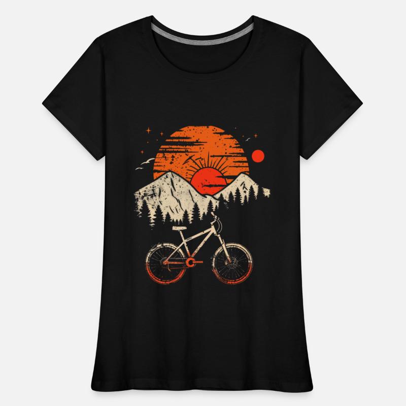 Mountain Biking Retro Style