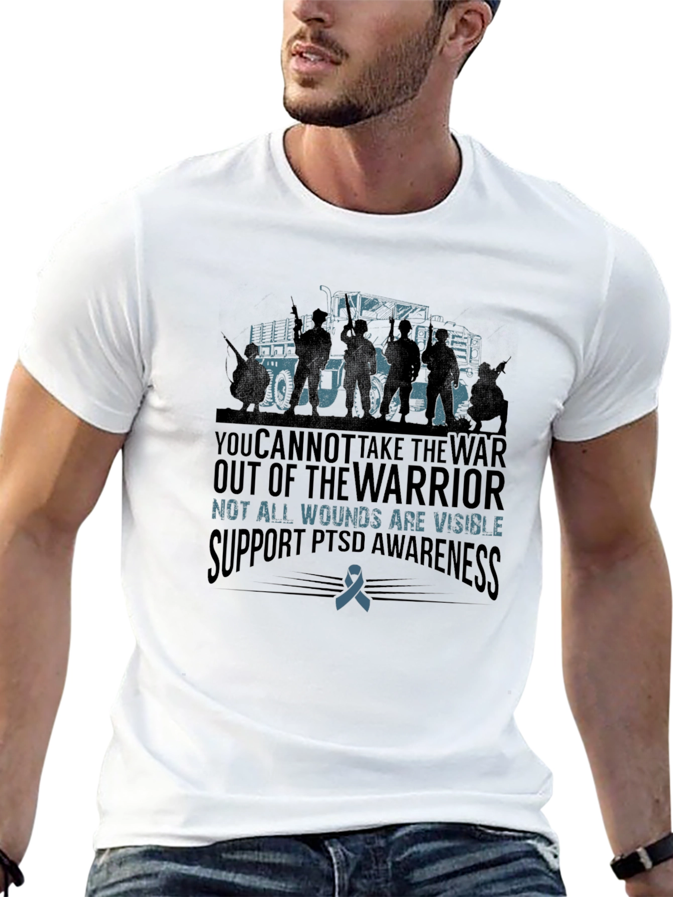 Support PTSD Awareness Graphic T-Shirt