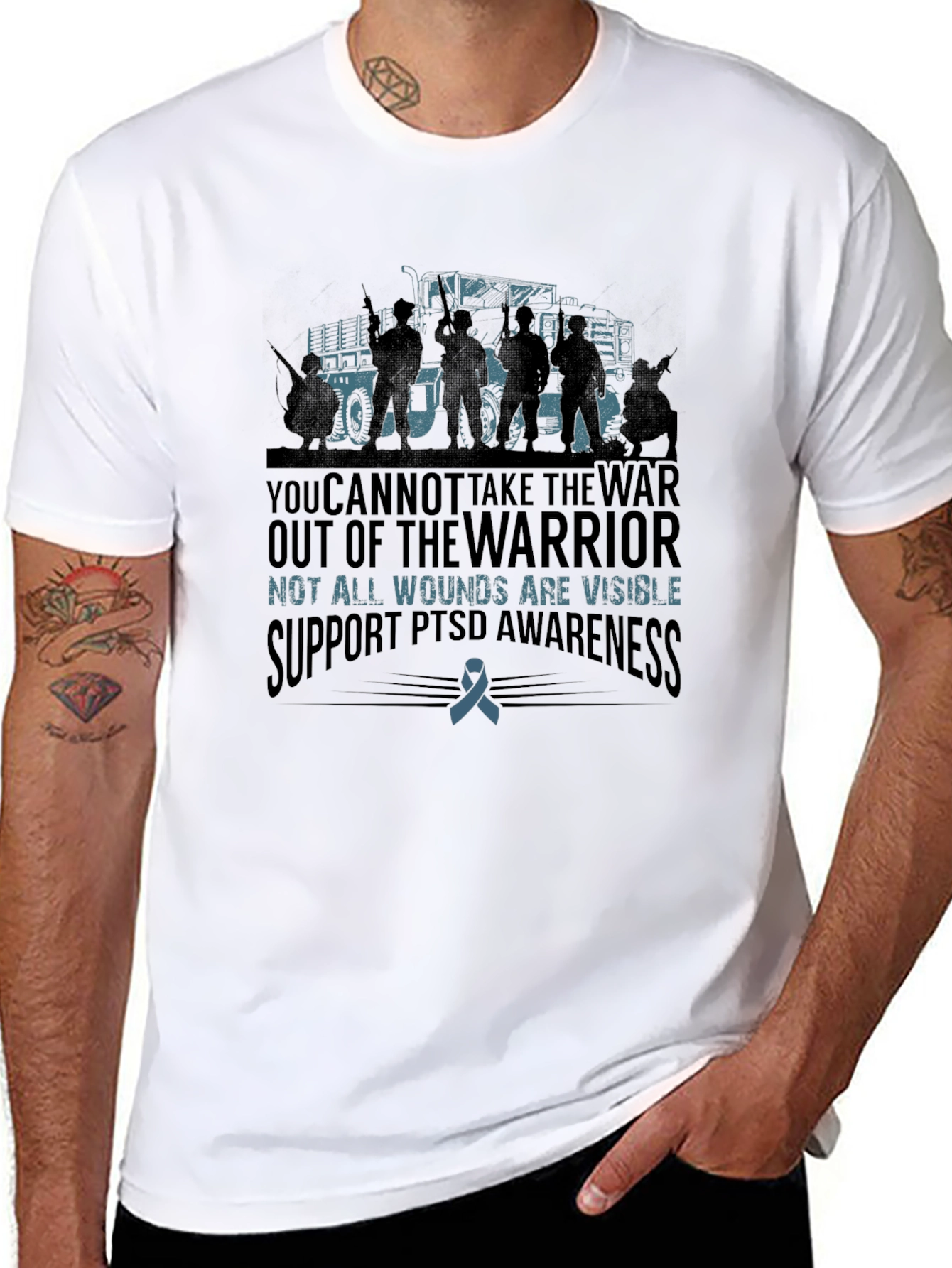 Support PTSD Awareness Graphic T-Shirt