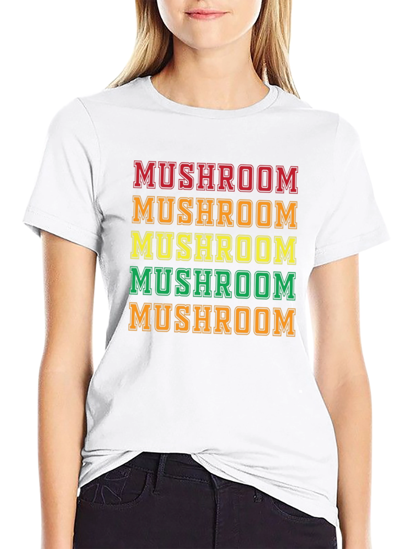 Mushroom Graphic Tee - Retro Style