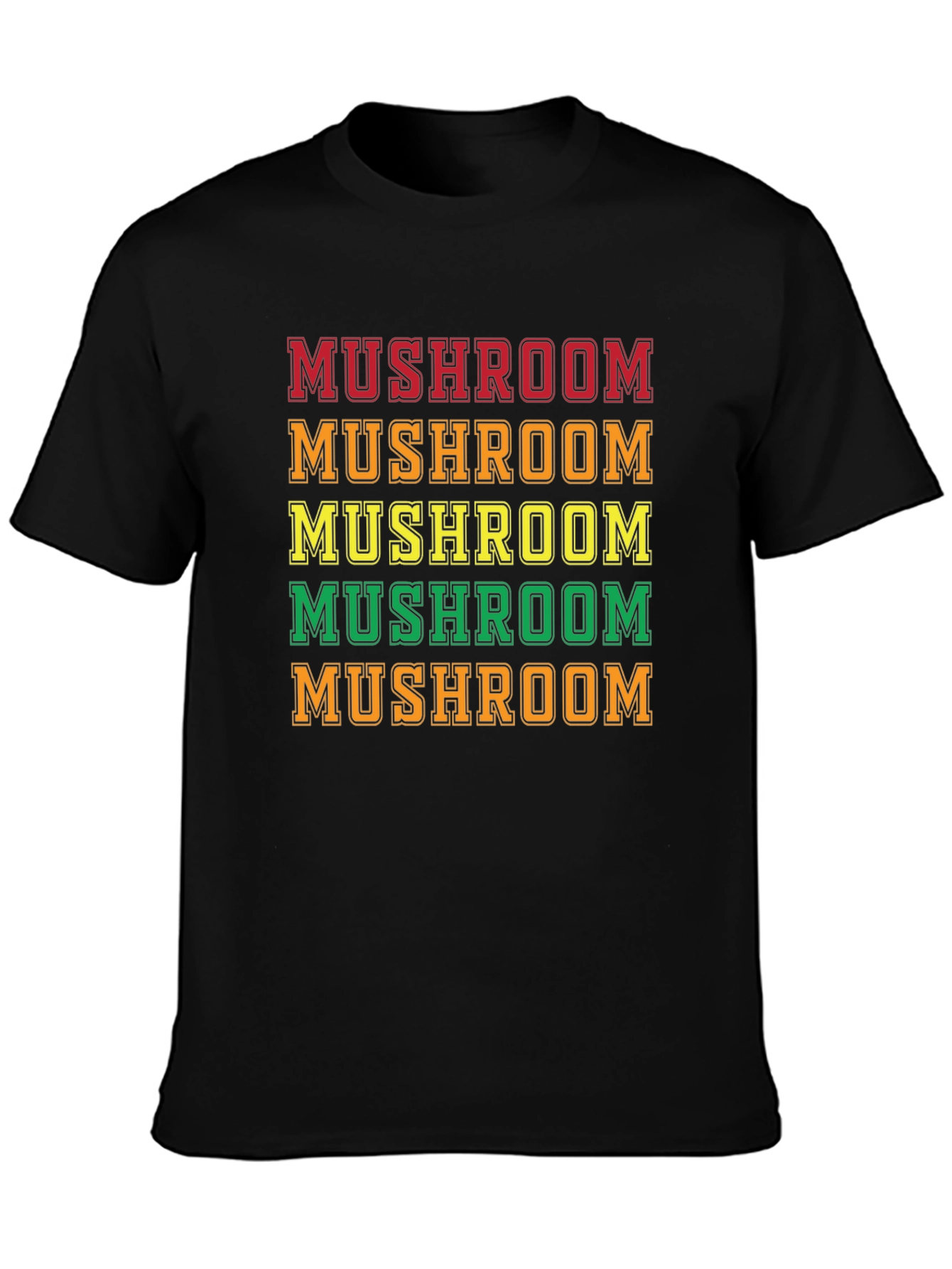 Mushroom Graphic Tee - Retro Style