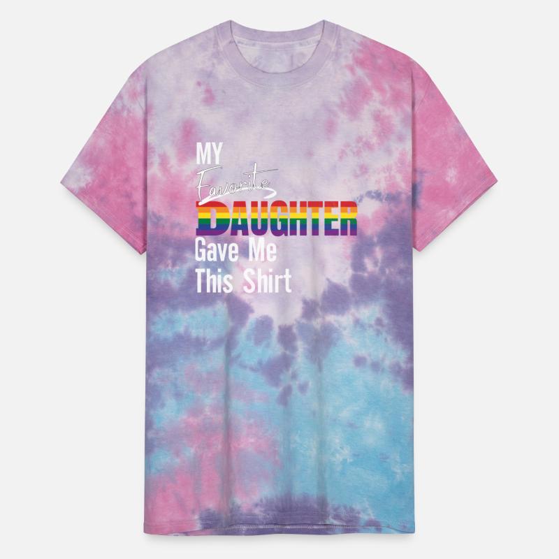 My Favorite Daughter Gave Me This Shirt Pride Rain