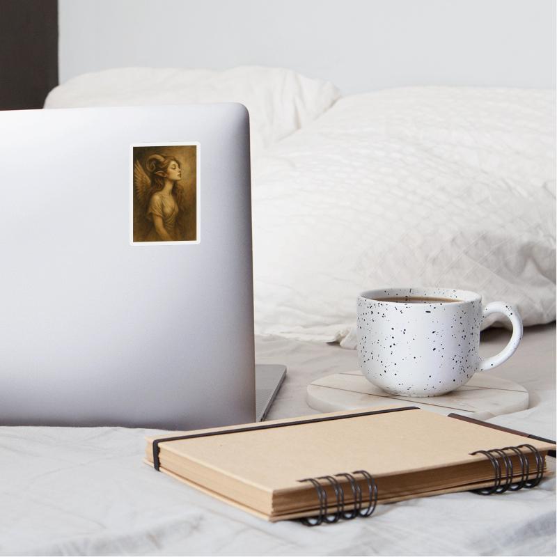 mystic – horned fantasy being with wings