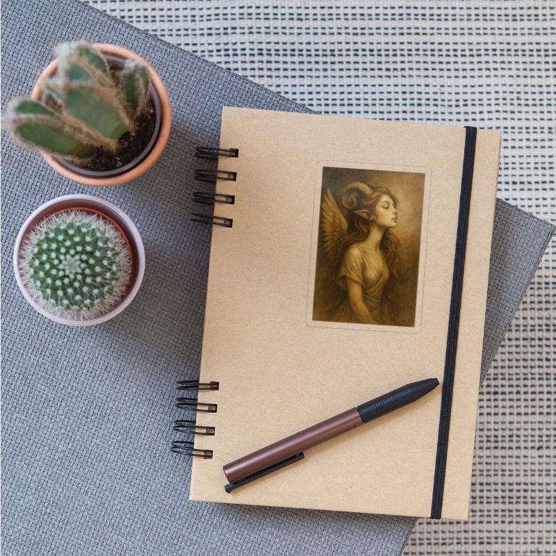 mystic – horned fantasy being with wings