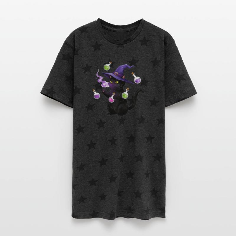 Mystic Potion Cat Illustration