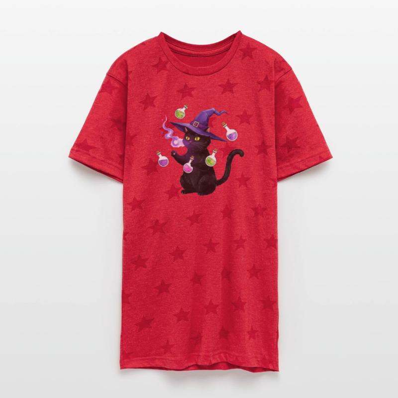 Mystic Potion Cat Illustration