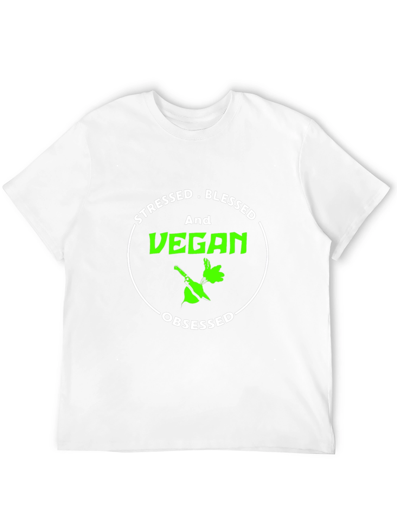 Stressed Blessed And Vegan T-Shirt