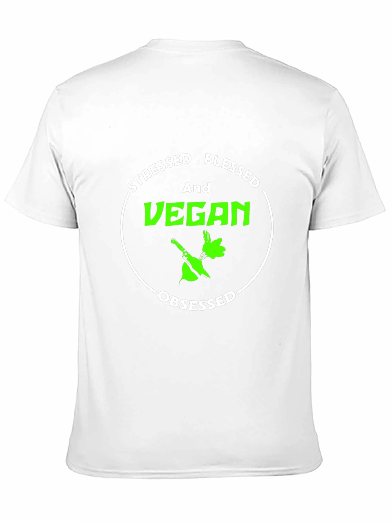 Stressed Blessed And Vegan T-Shirt