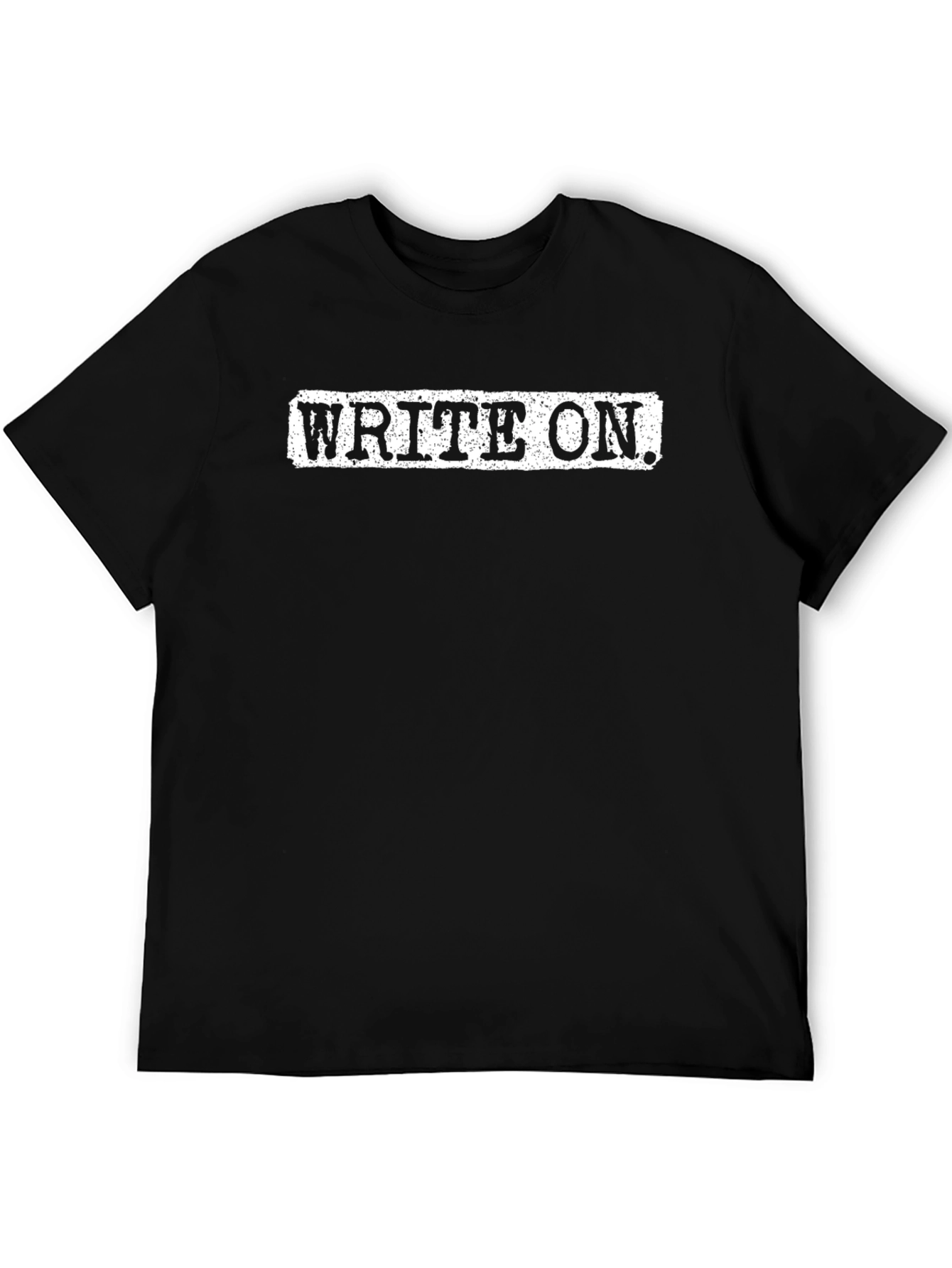 Write On. Graphic Tee - Unisex Black T-Shirt