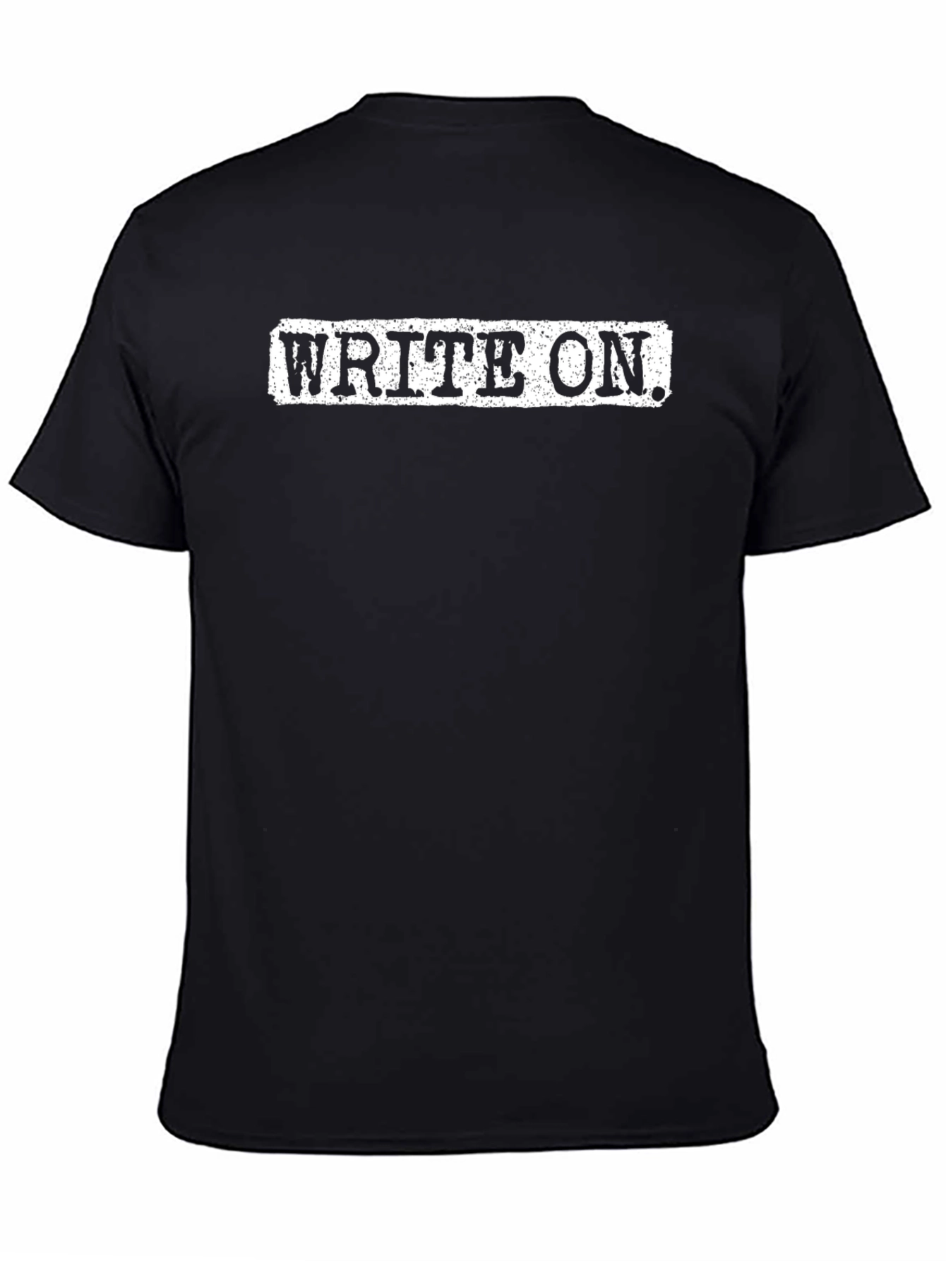 Write On. Graphic Tee - Unisex Black T-Shirt