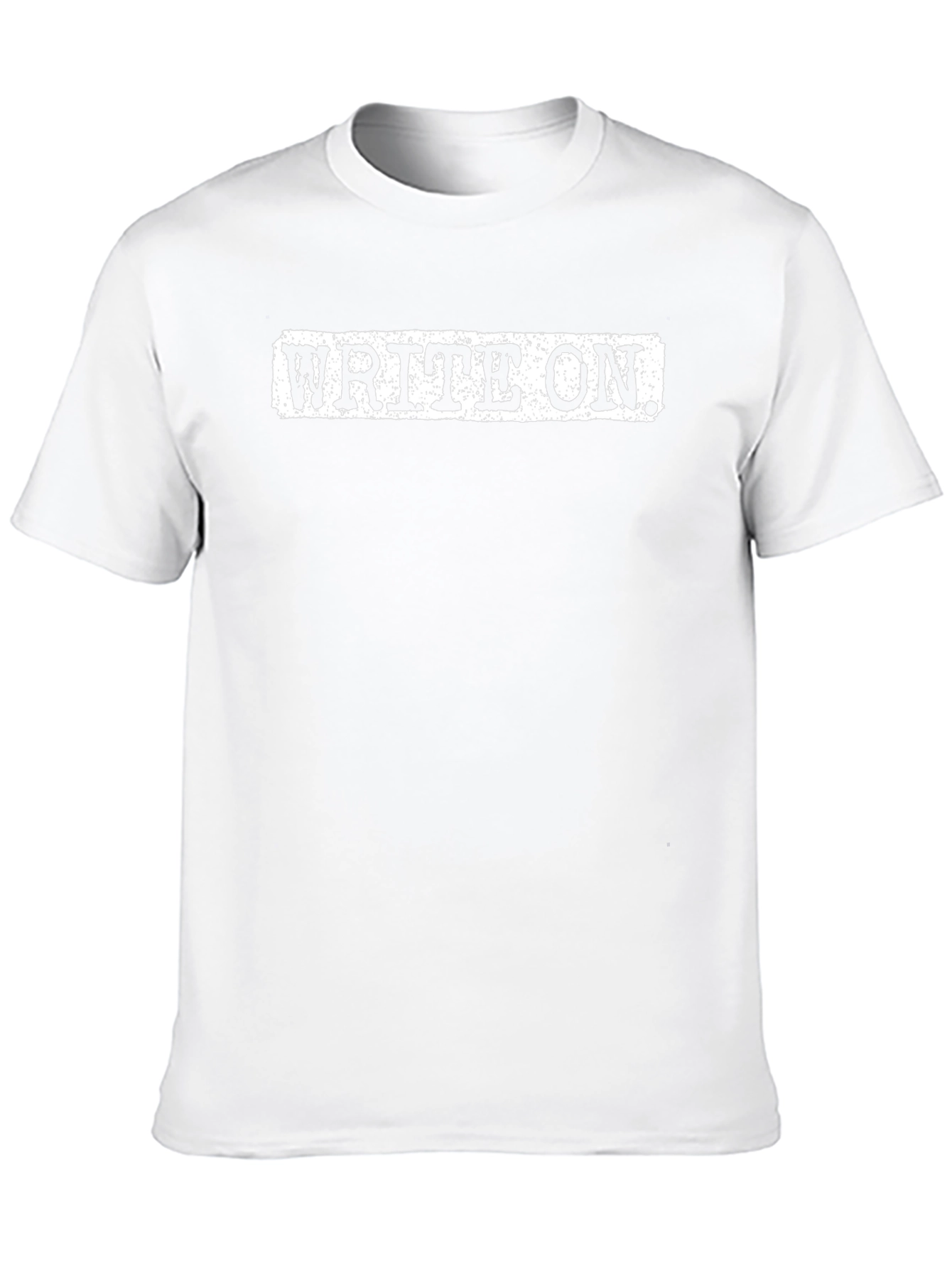 Write On. Graphic Tee - Unisex Black T-Shirt
