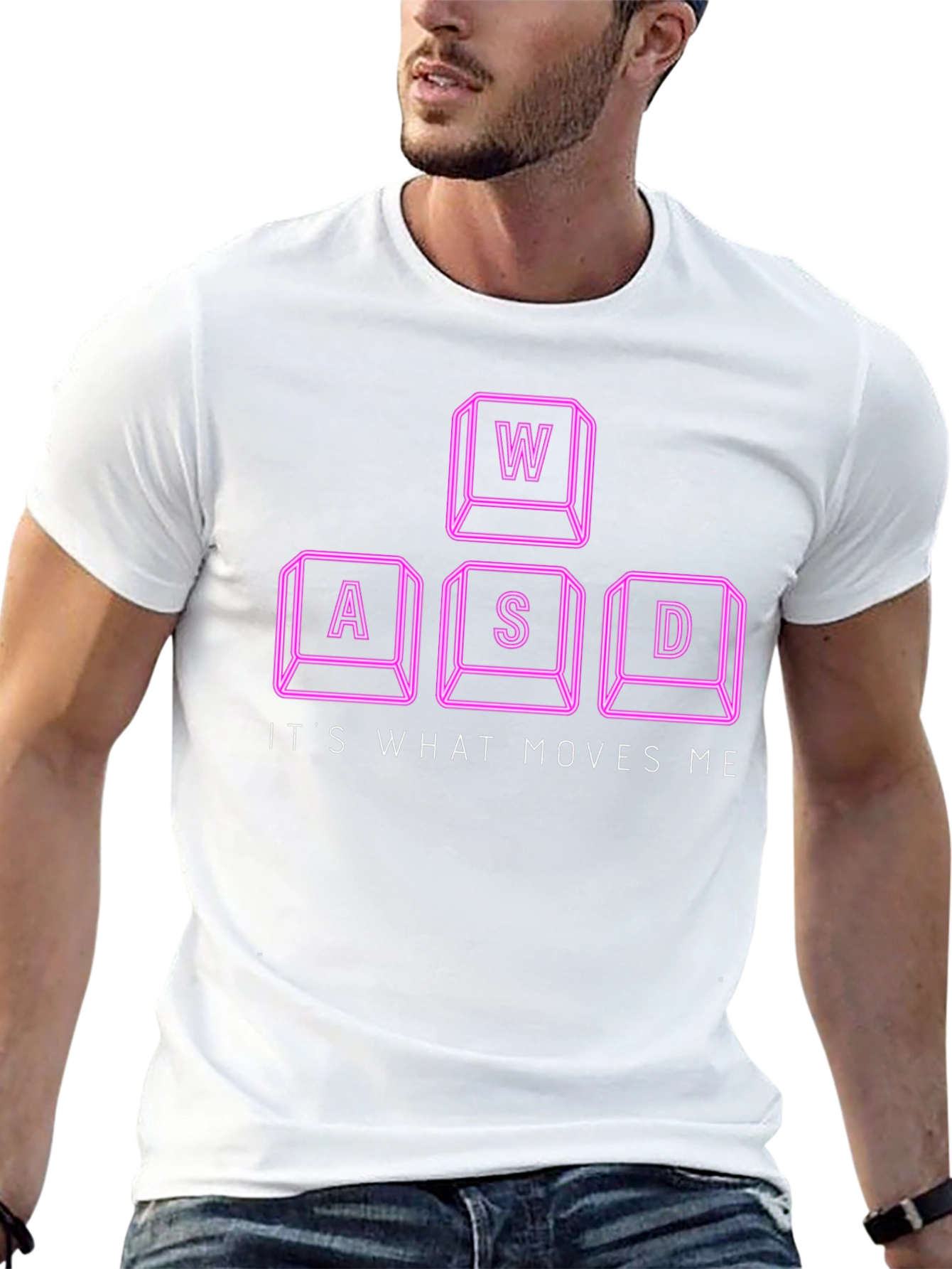 Gamer T-Shirt - WASD Keys Design