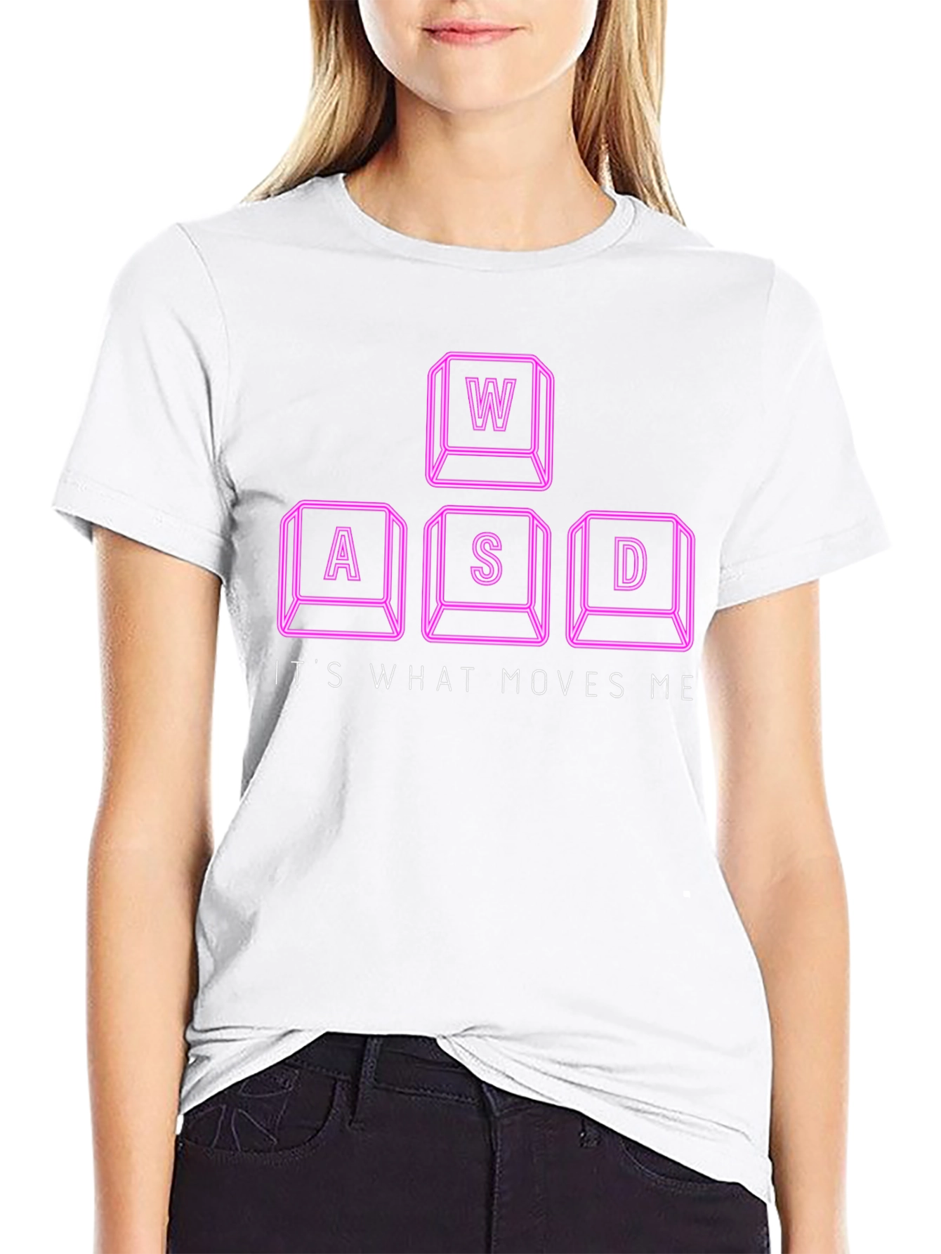 Gamer T-Shirt - WASD Keys Design