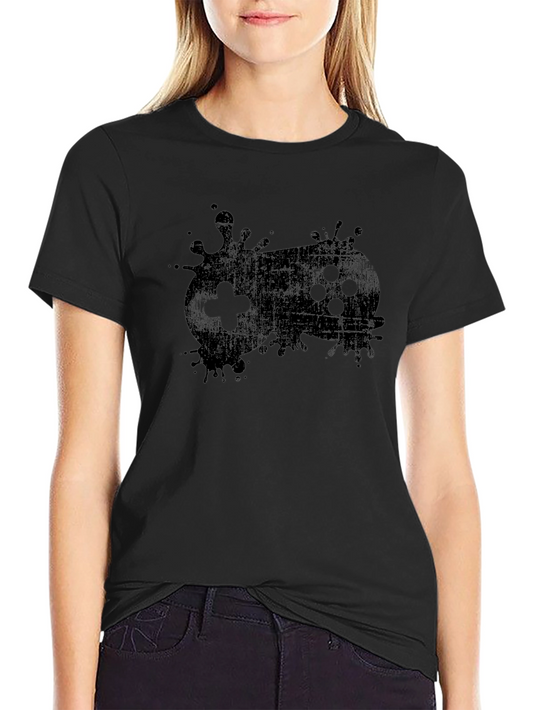 Gaming Controller Graphic Tee - Black
