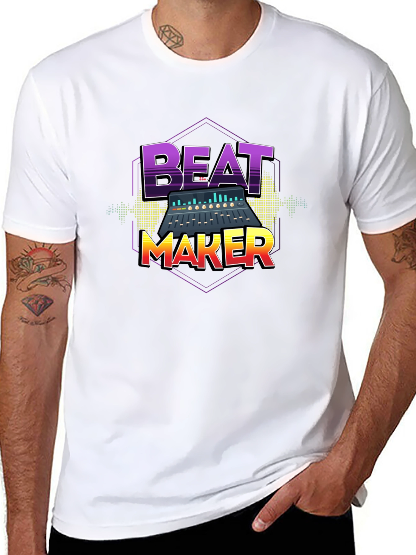 Beat Maker Graphic T-Shirt - Music Producer Tee