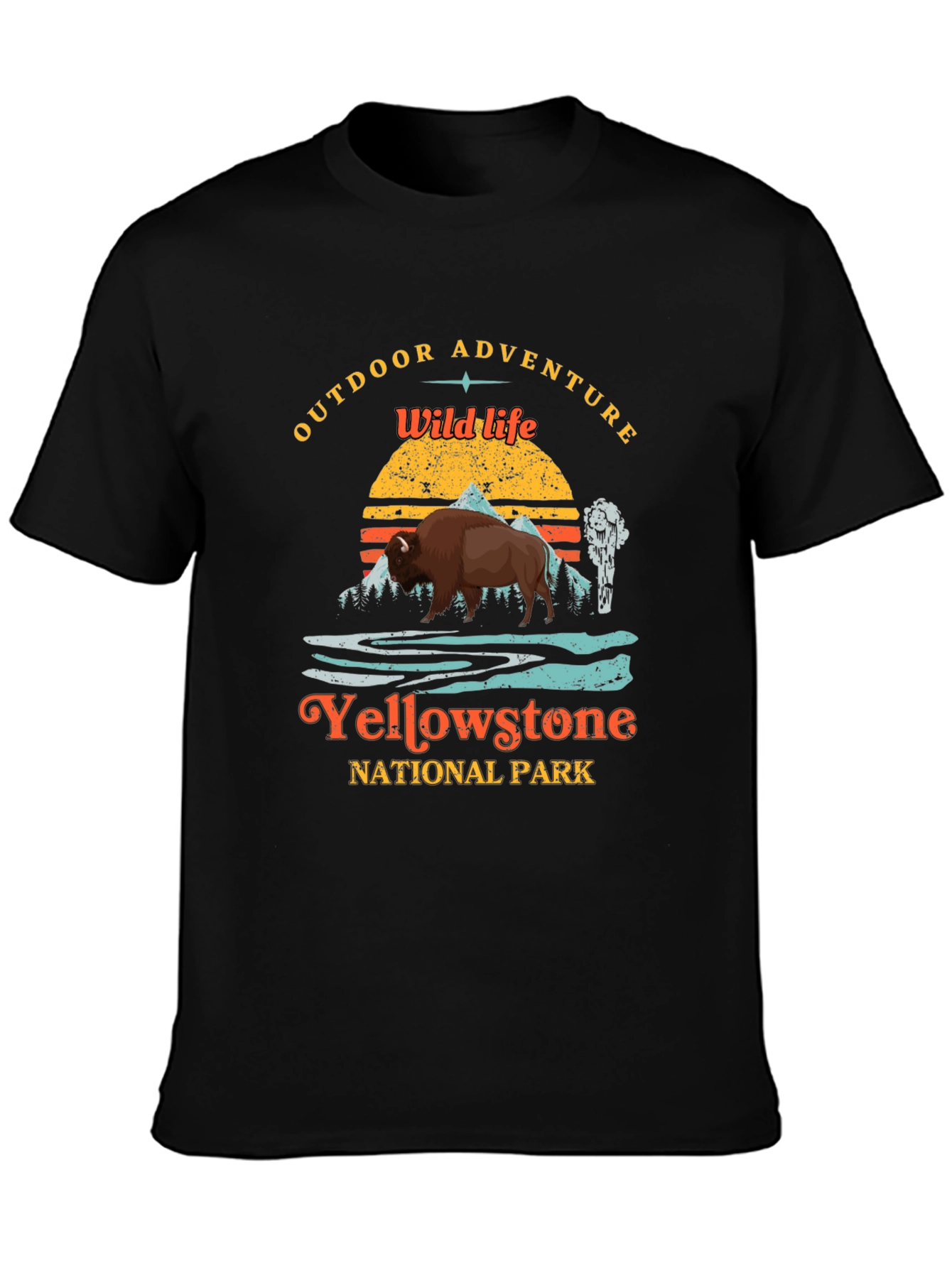 Yellowstone National Park Outdoor Adventure T-Shirt