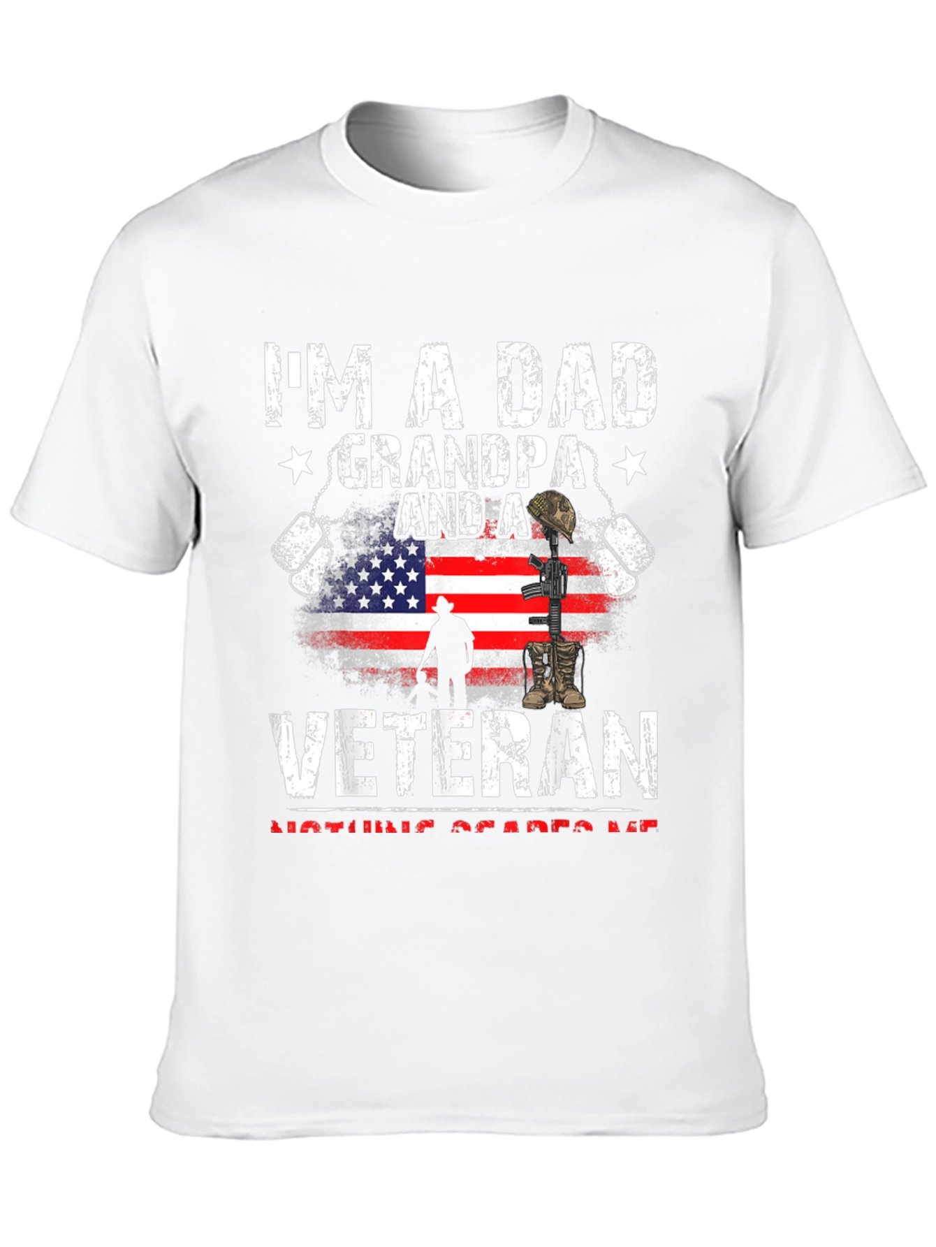 Dad Grandpa Veteran Graphic Tee