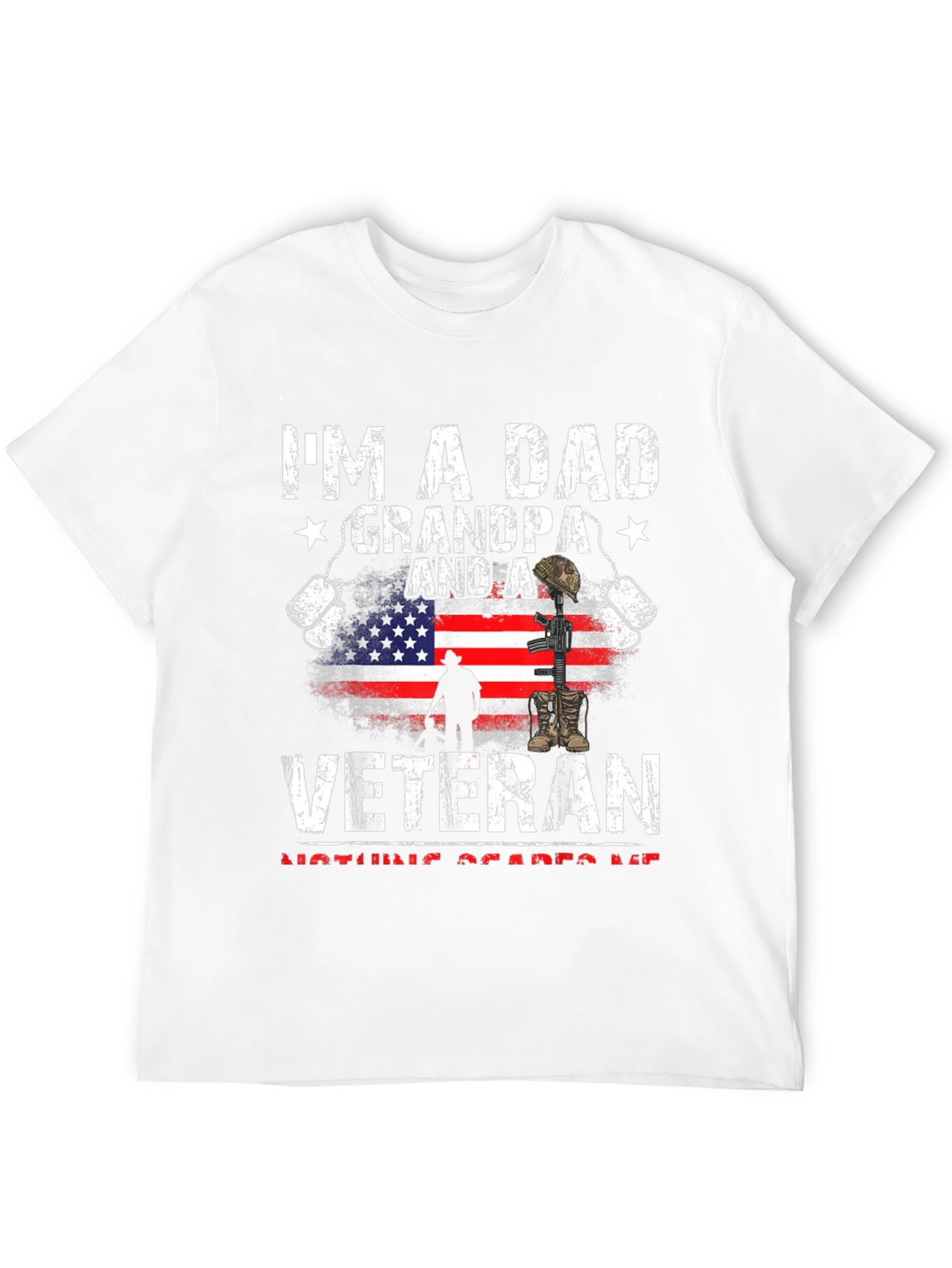 Dad Grandpa Veteran Graphic Tee