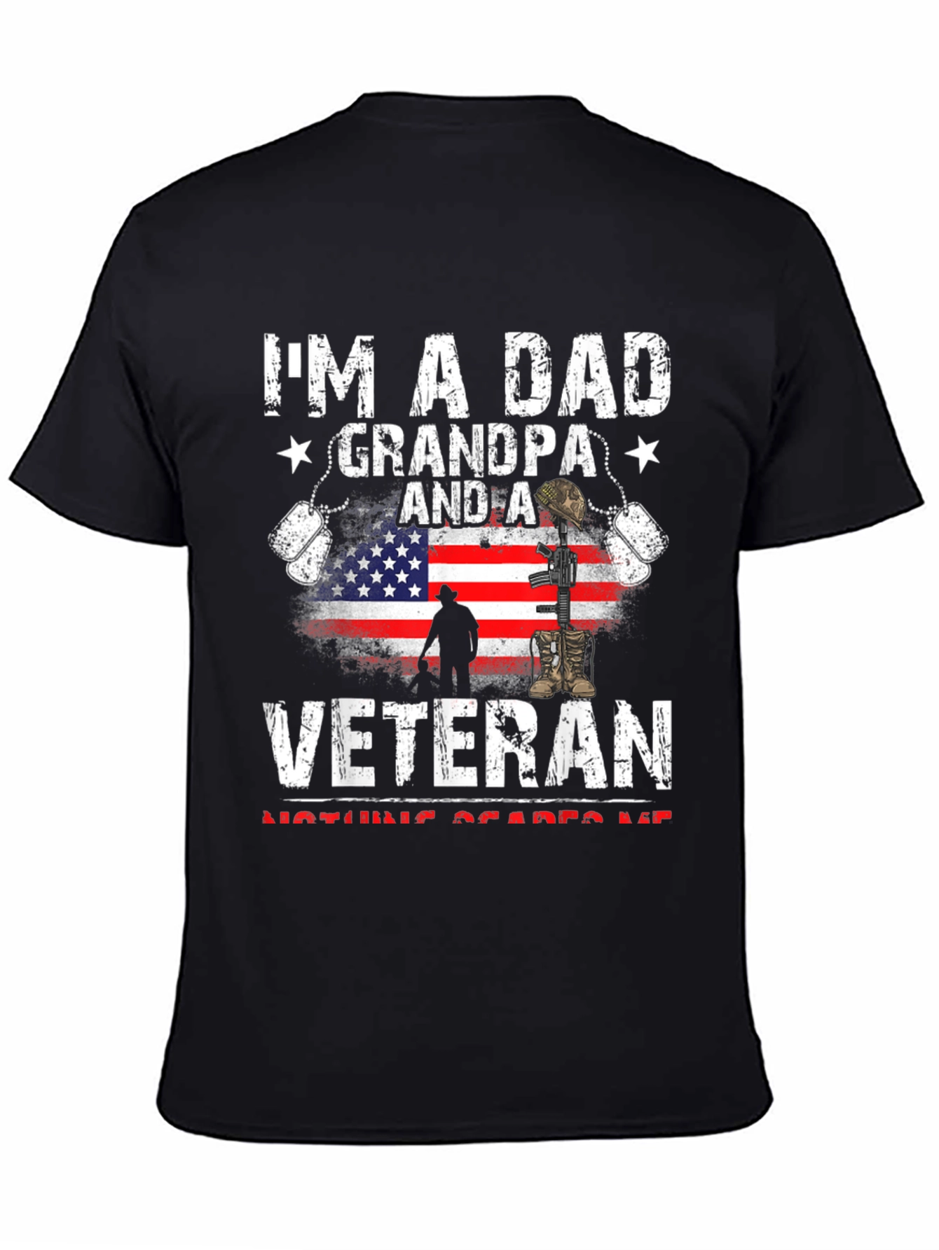 Dad Grandpa Veteran Graphic Tee