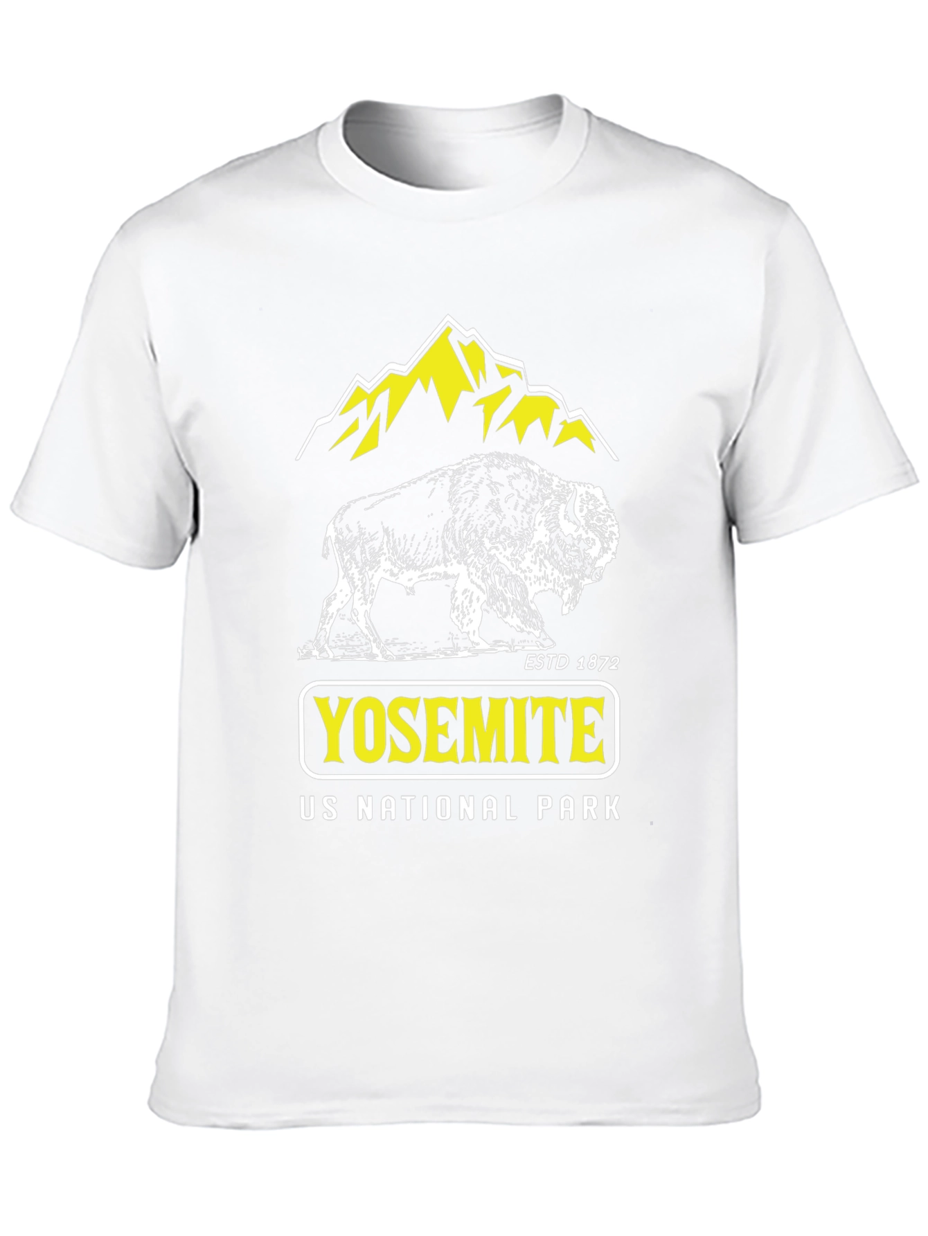 Yosemite National Park Black Graphic T-Shirt