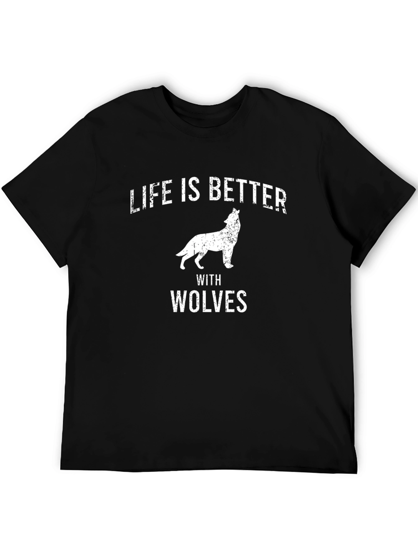 Life is Better with Wolves Graphic Tee