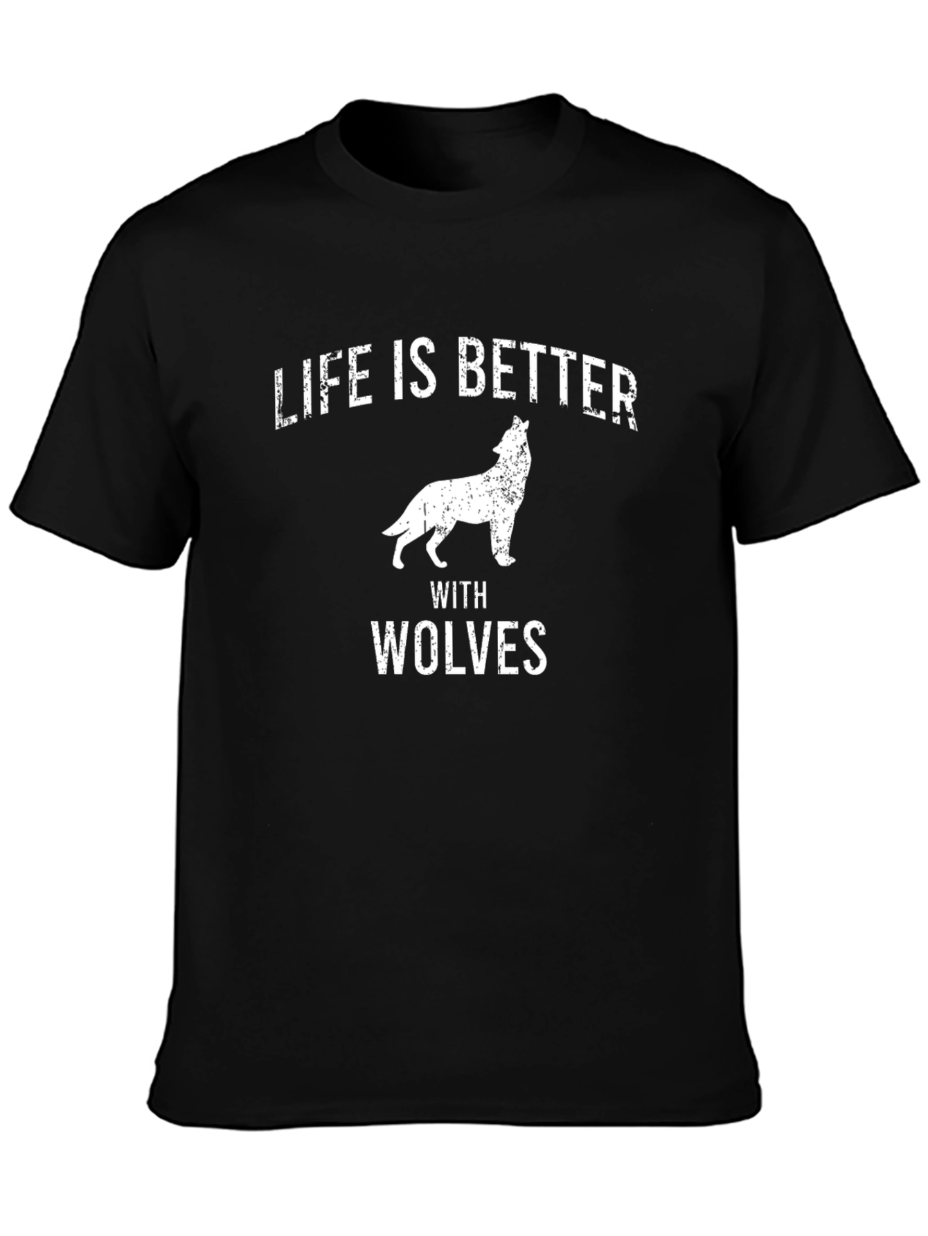Life is Better with Wolves Graphic Tee