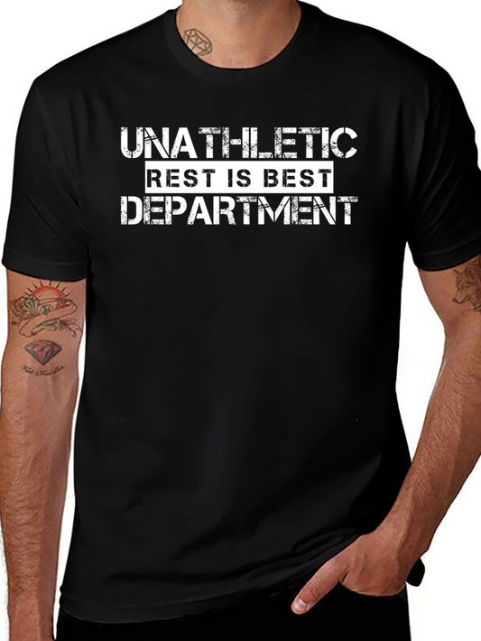 Unathletic Rest is Best Department T-Shirt