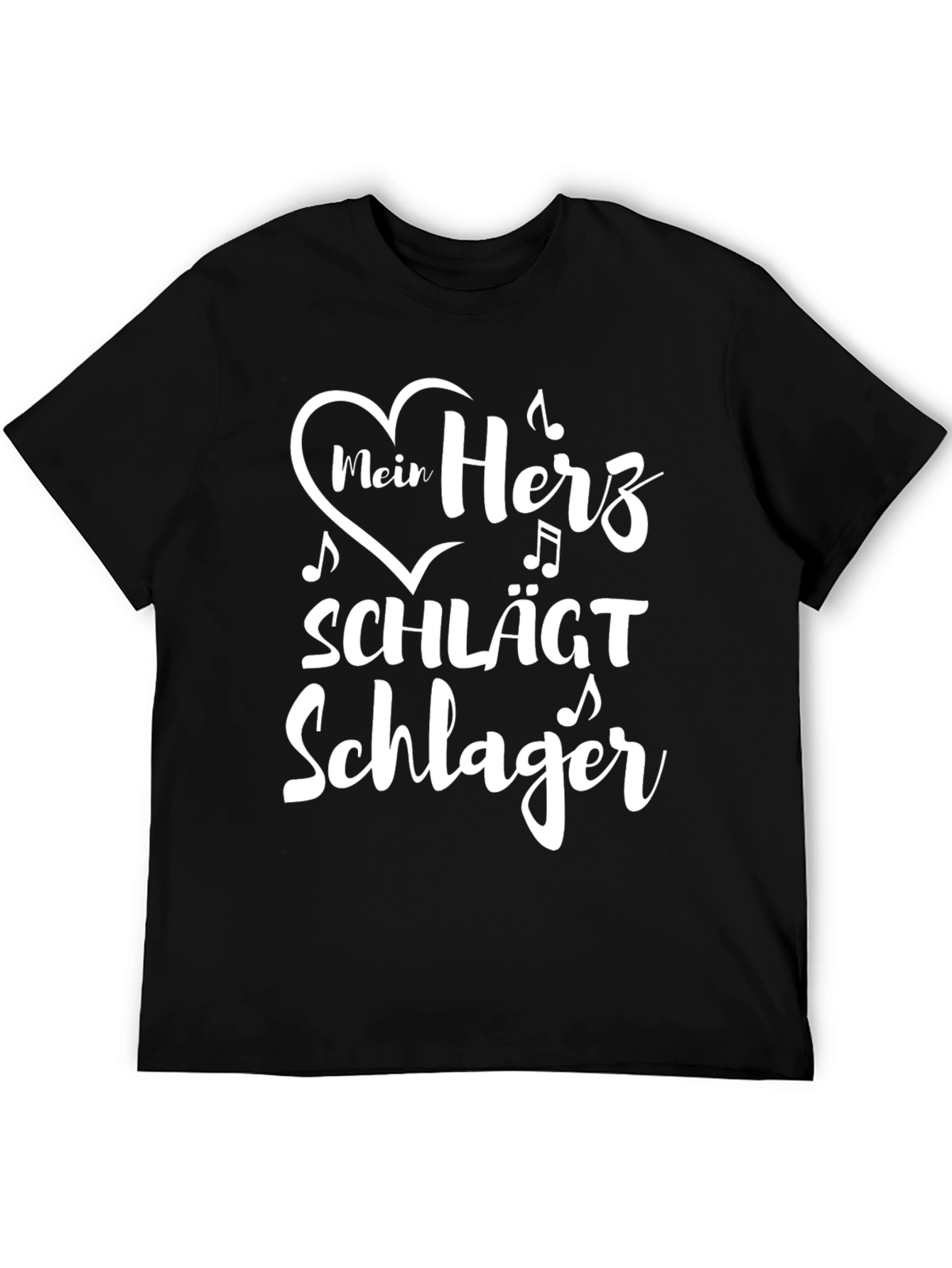 Mein Herz Schlager T-Shirt - Music Lover Tee