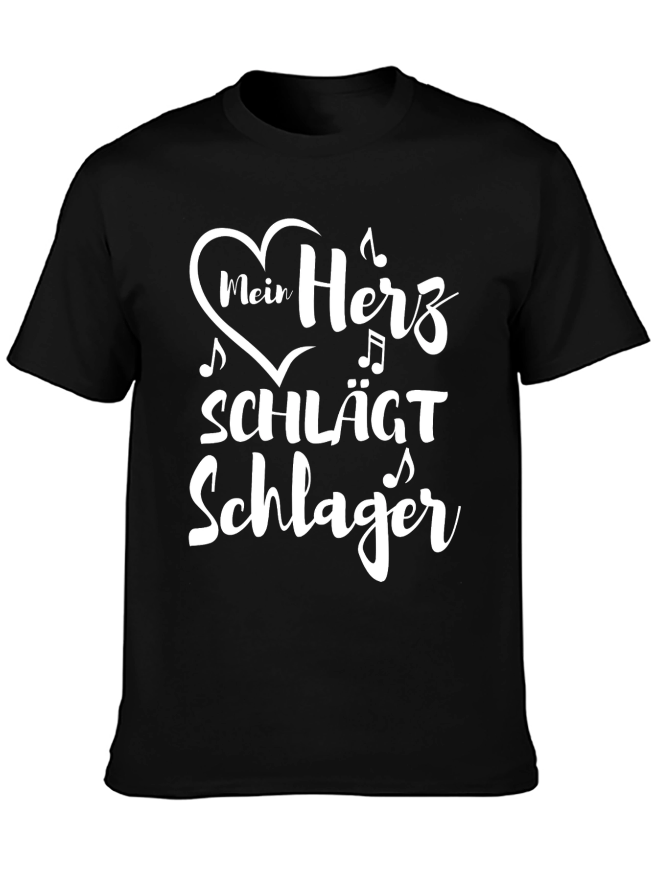 Mein Herz Schlager T-Shirt - Music Lover Tee