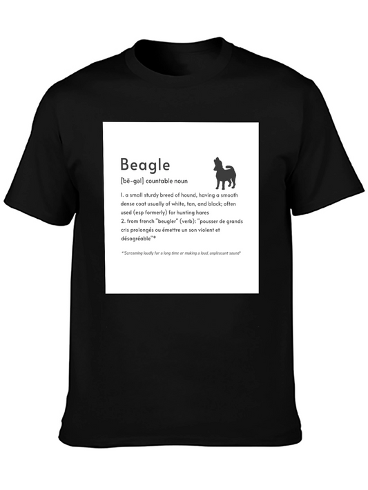 Beagle Definition Black T-Shirt - Dog Lover Gift