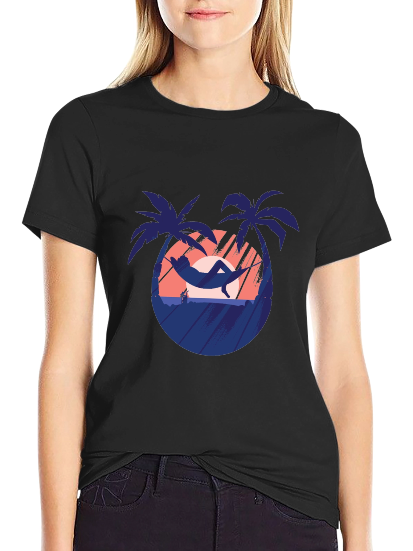 Tropical Hammock T-Shirt - Vacation Vibes