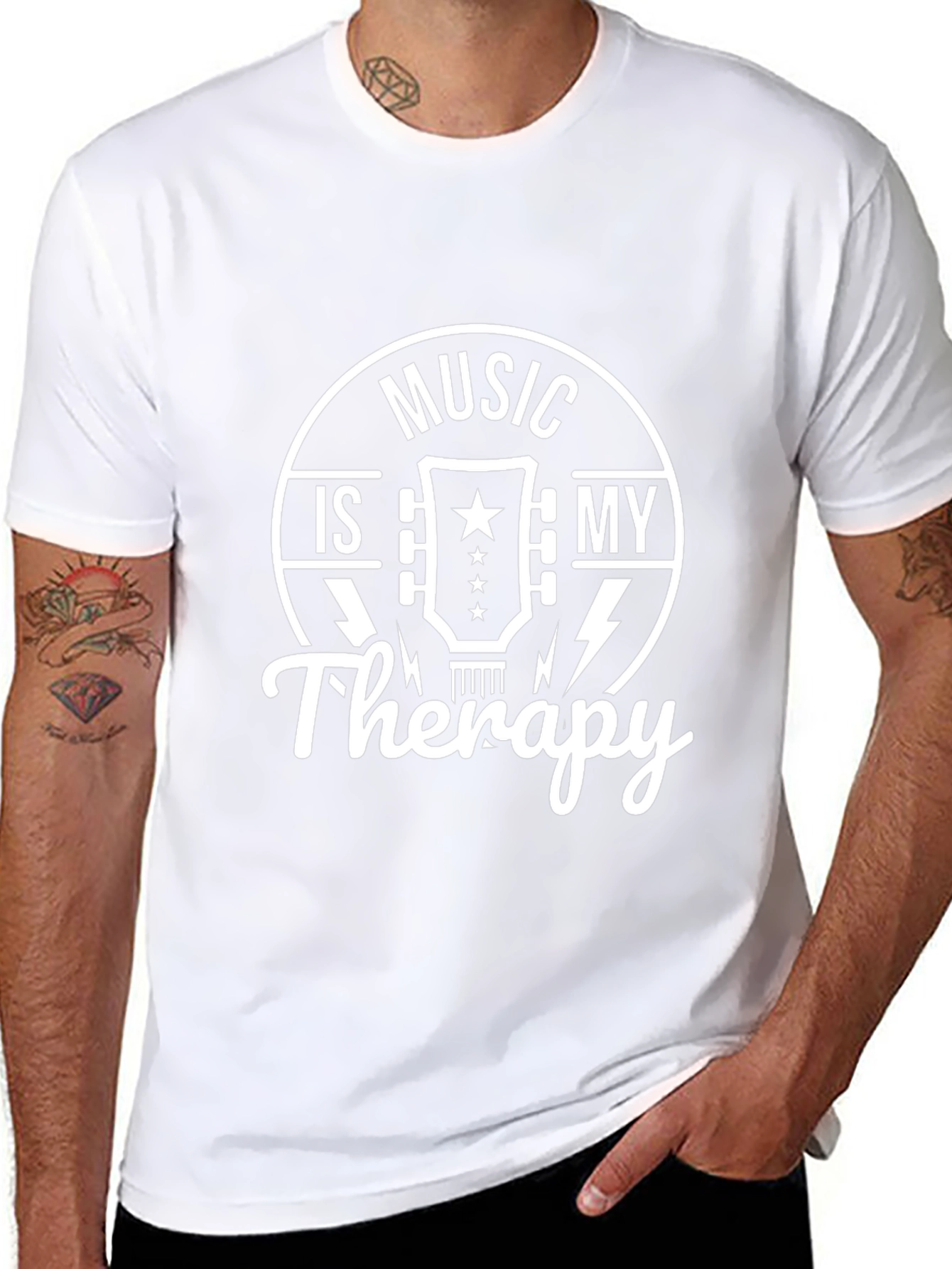 Music Is My Therapy Graphic Tee
