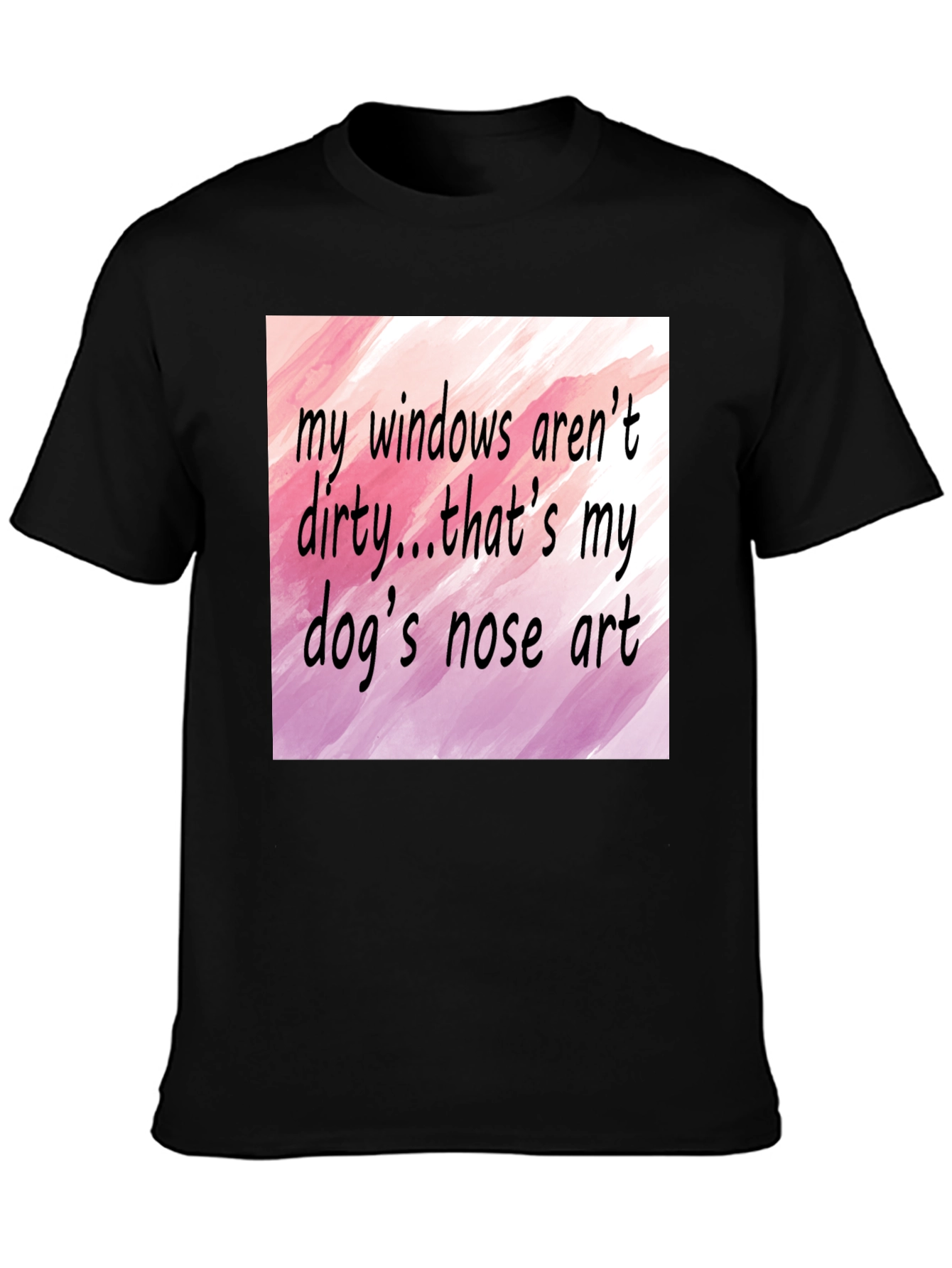 Dog Nose Art T-Shirt - Funny Pet Lover Tee