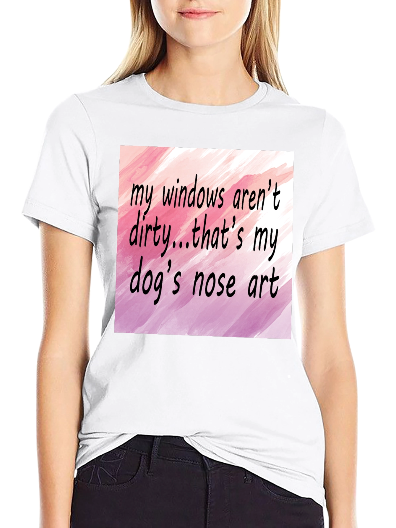 Dog Nose Art T-Shirt - Funny Pet Lover Tee
