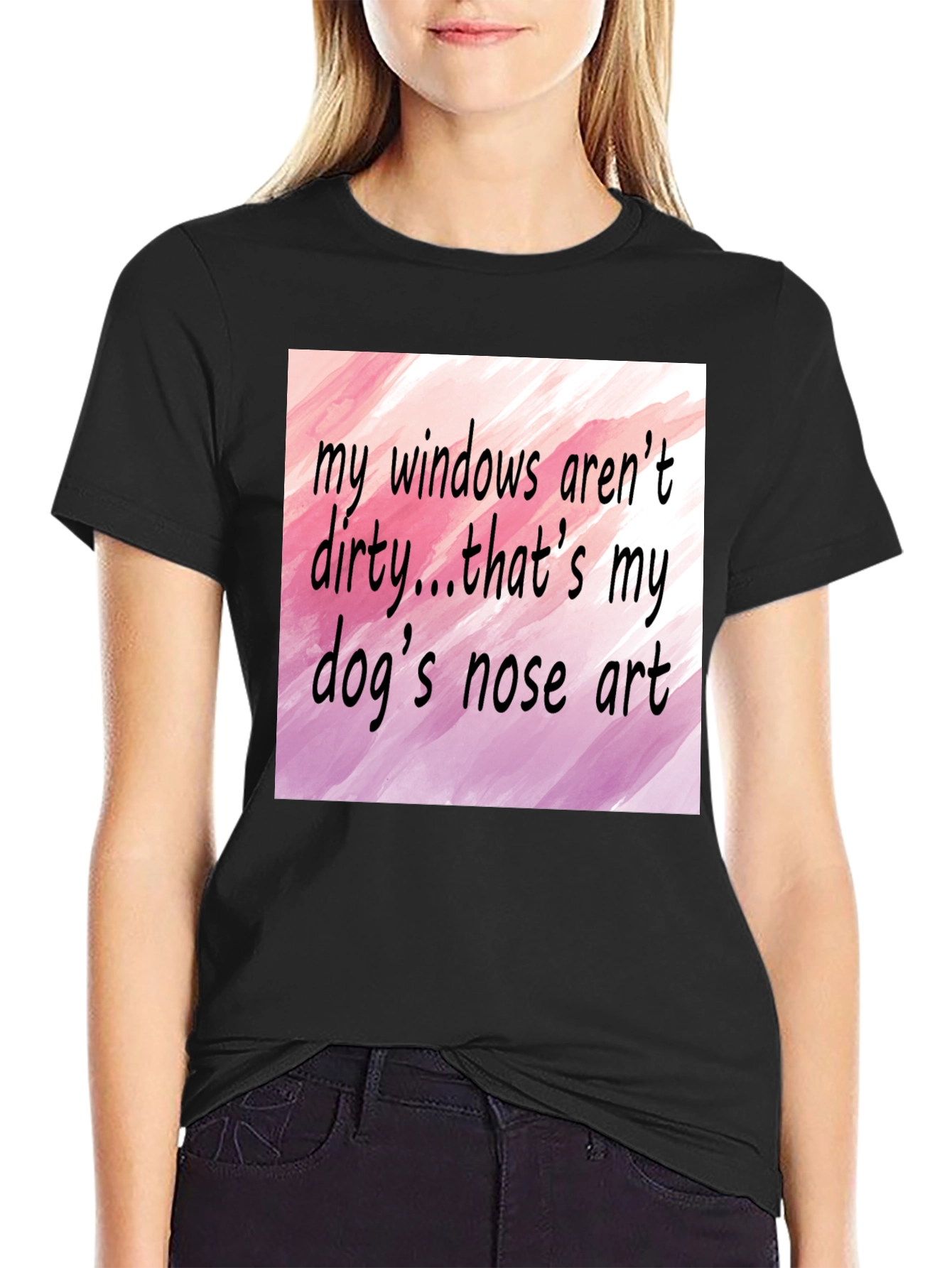Dog Nose Art T-Shirt - Funny Pet Lover Tee