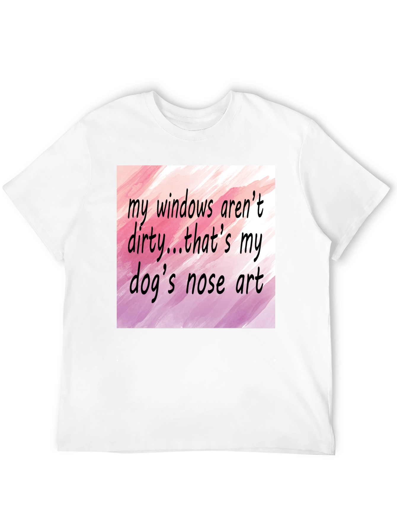 Dog Nose Art T-Shirt - Funny Pet Lover Tee