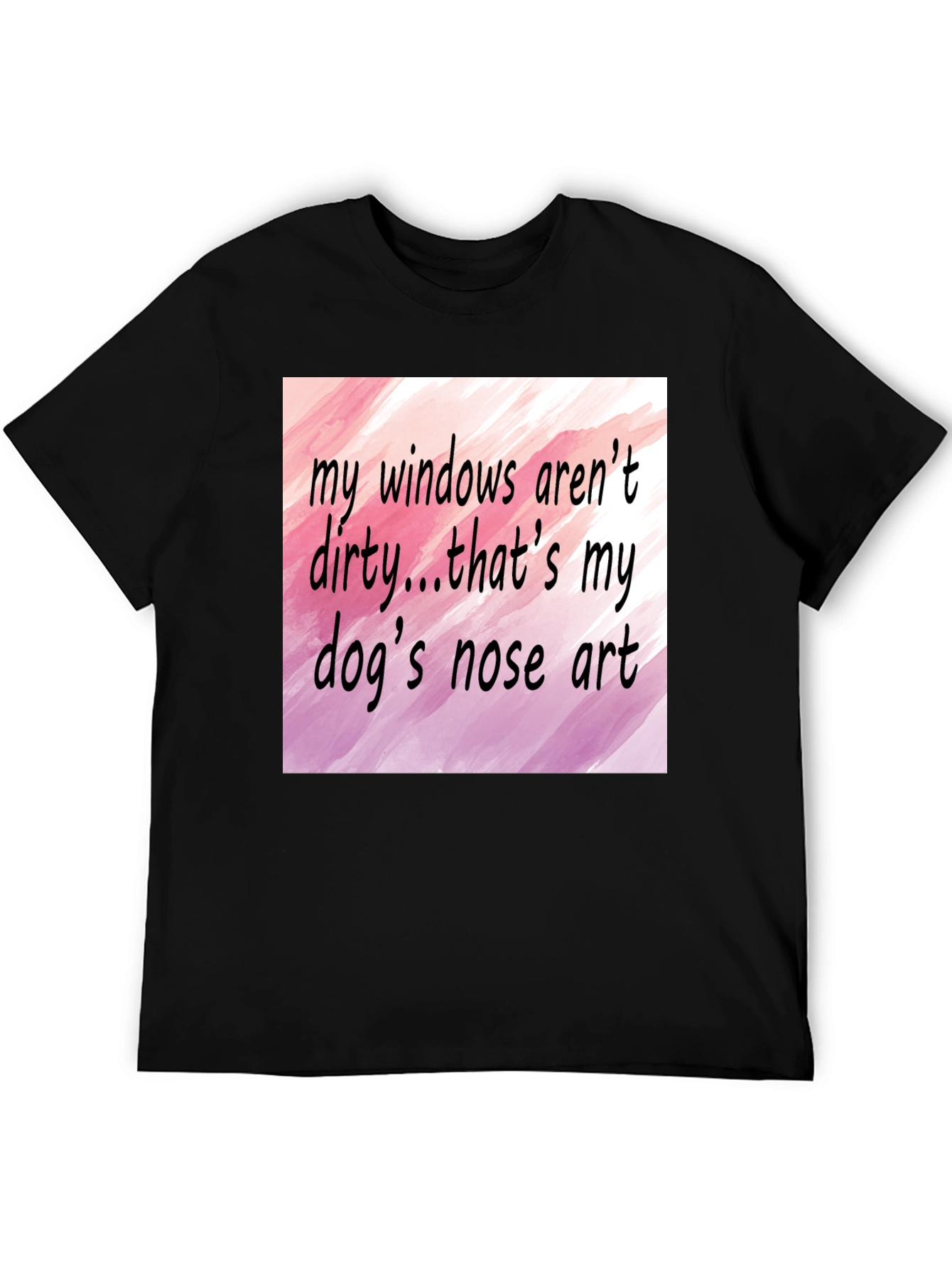 Dog Nose Art T-Shirt - Funny Pet Lover Tee