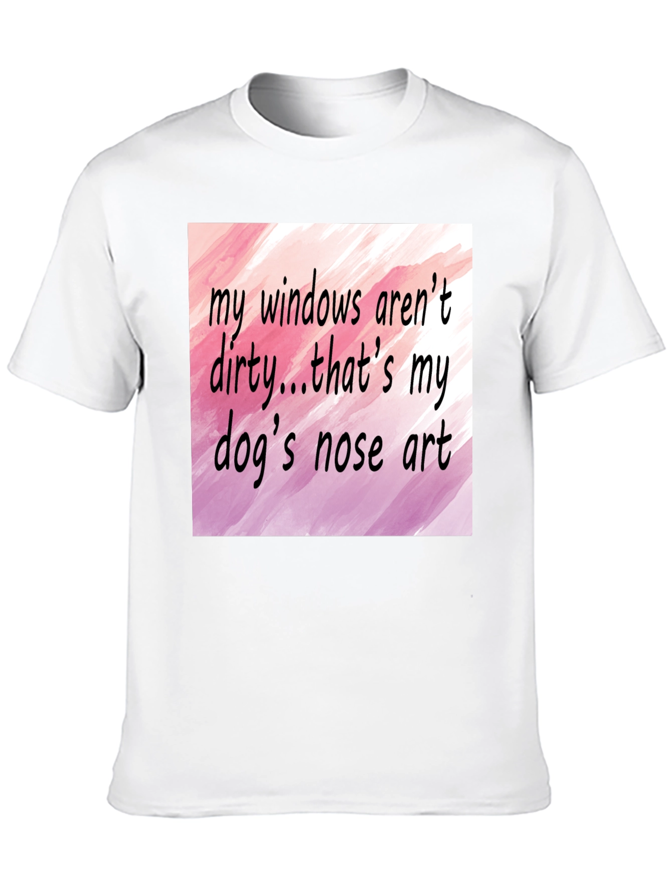 Dog Nose Art T-Shirt - Funny Pet Lover Tee