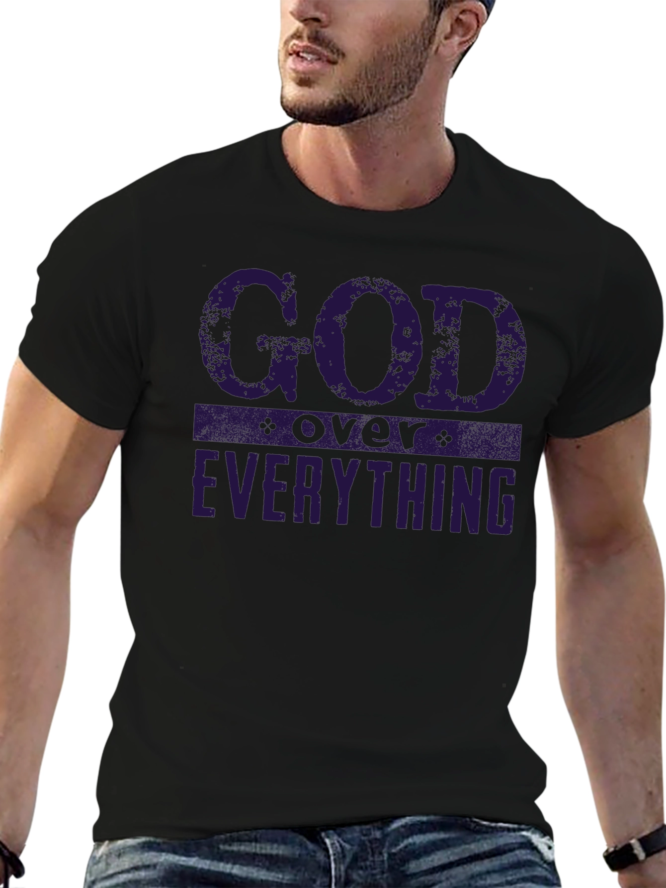 God Over Everything Graphic Tee - Religious T-Shirt