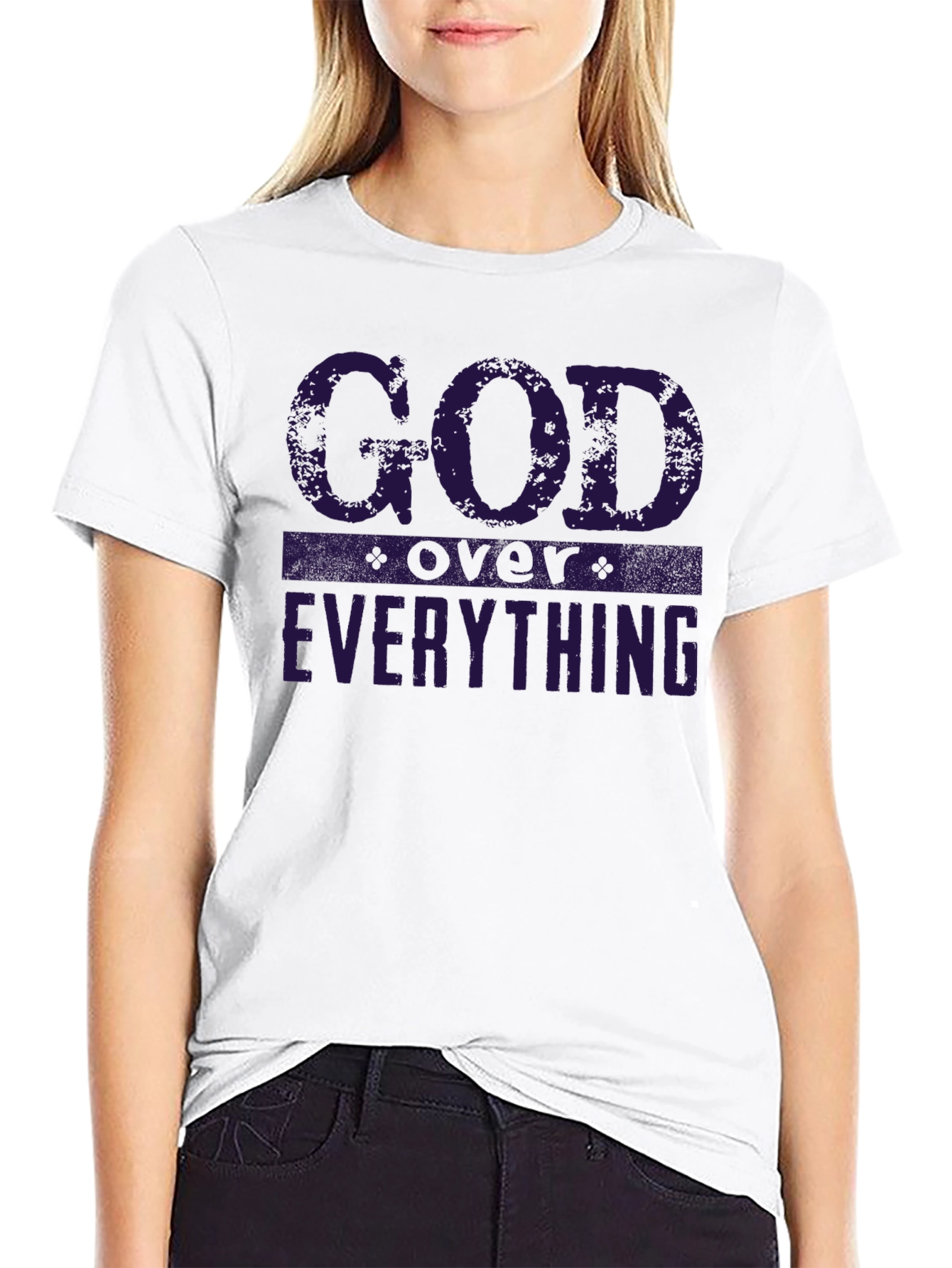 God Over Everything Graphic Tee - Religious T-Shirt