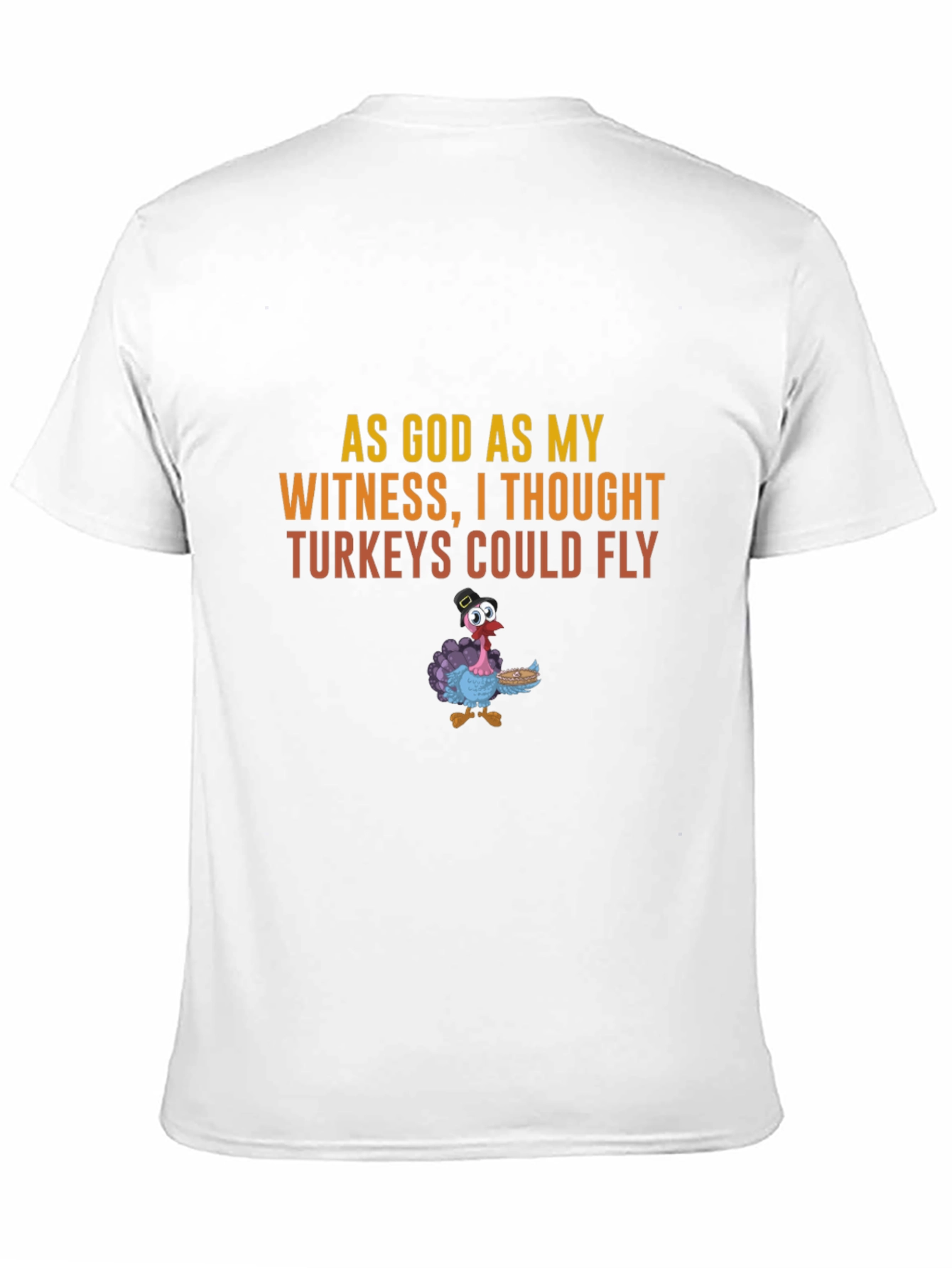Funny Thanksgiving Turkey Graphic T-Shirt