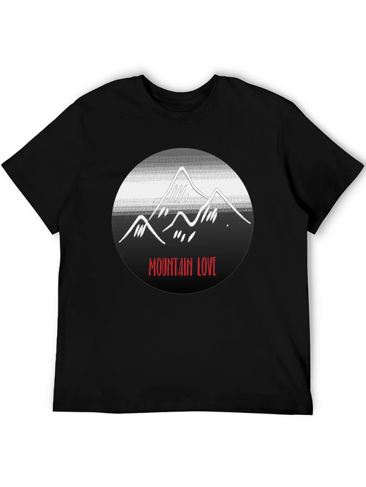Mountain Love Graphic T-Shirt - Black Tee