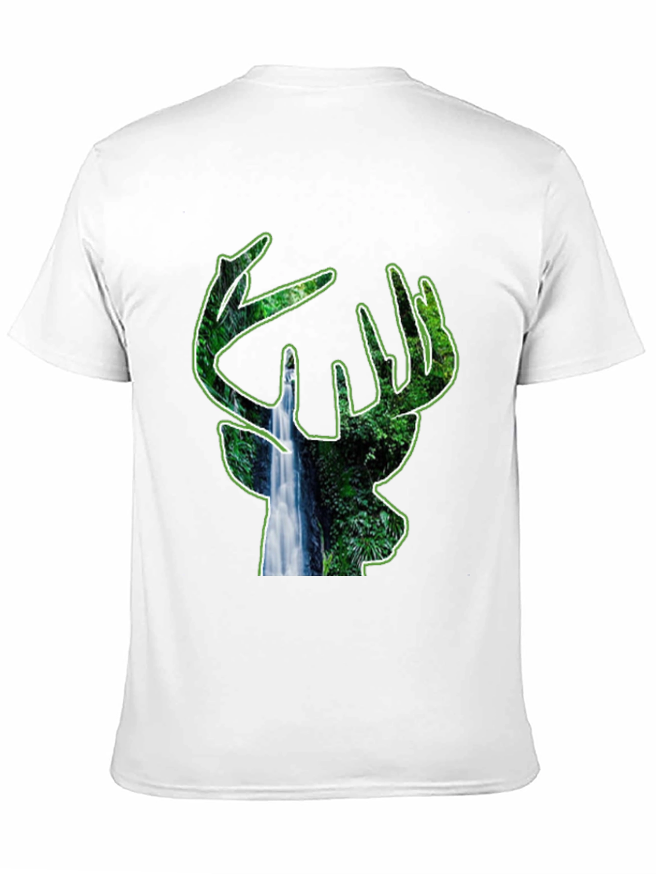 Nature Deer Black T-Shirt