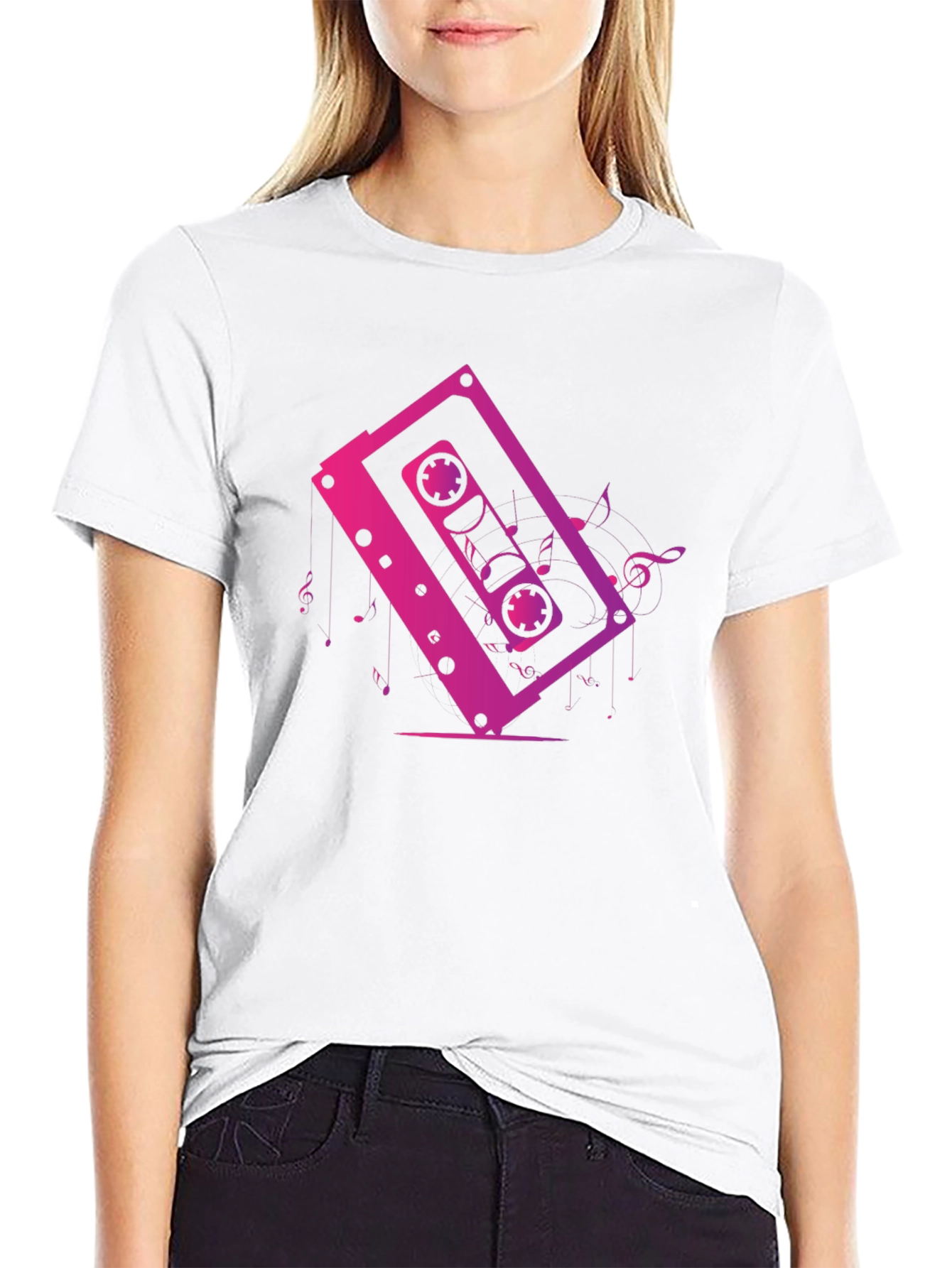Retro Cassette Tape Music T-Shirt