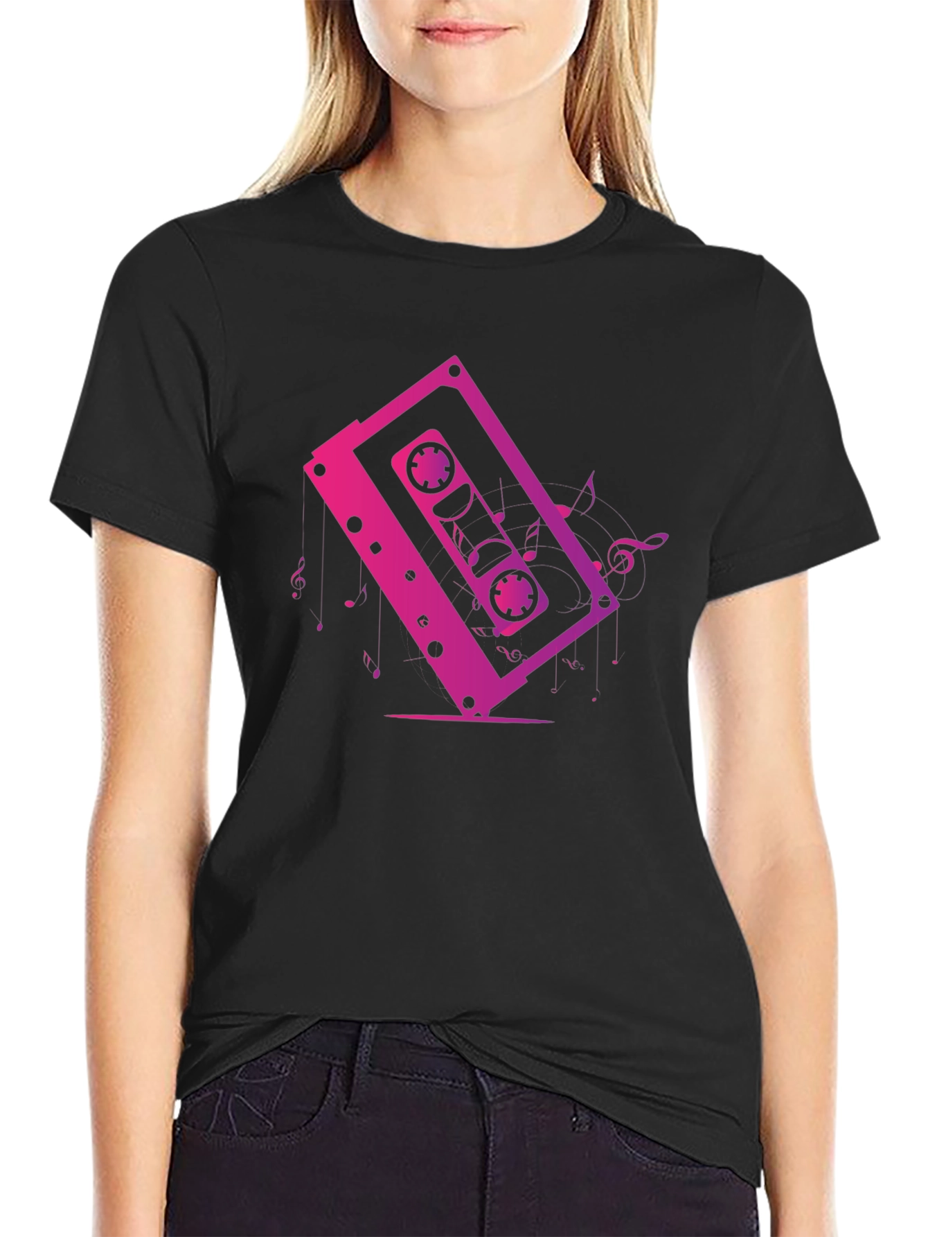Retro Cassette Tape Music T-Shirt